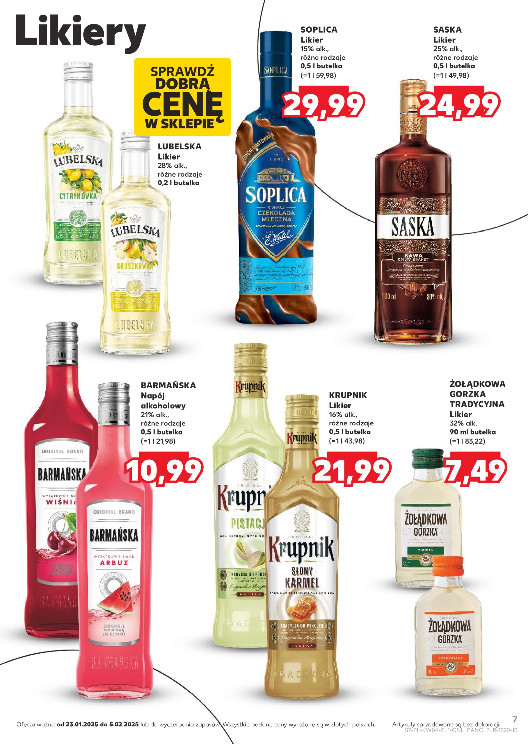 kaufland - Kaufland - Barek gazetka ważna od 23.01. - 05.02. - page: 7