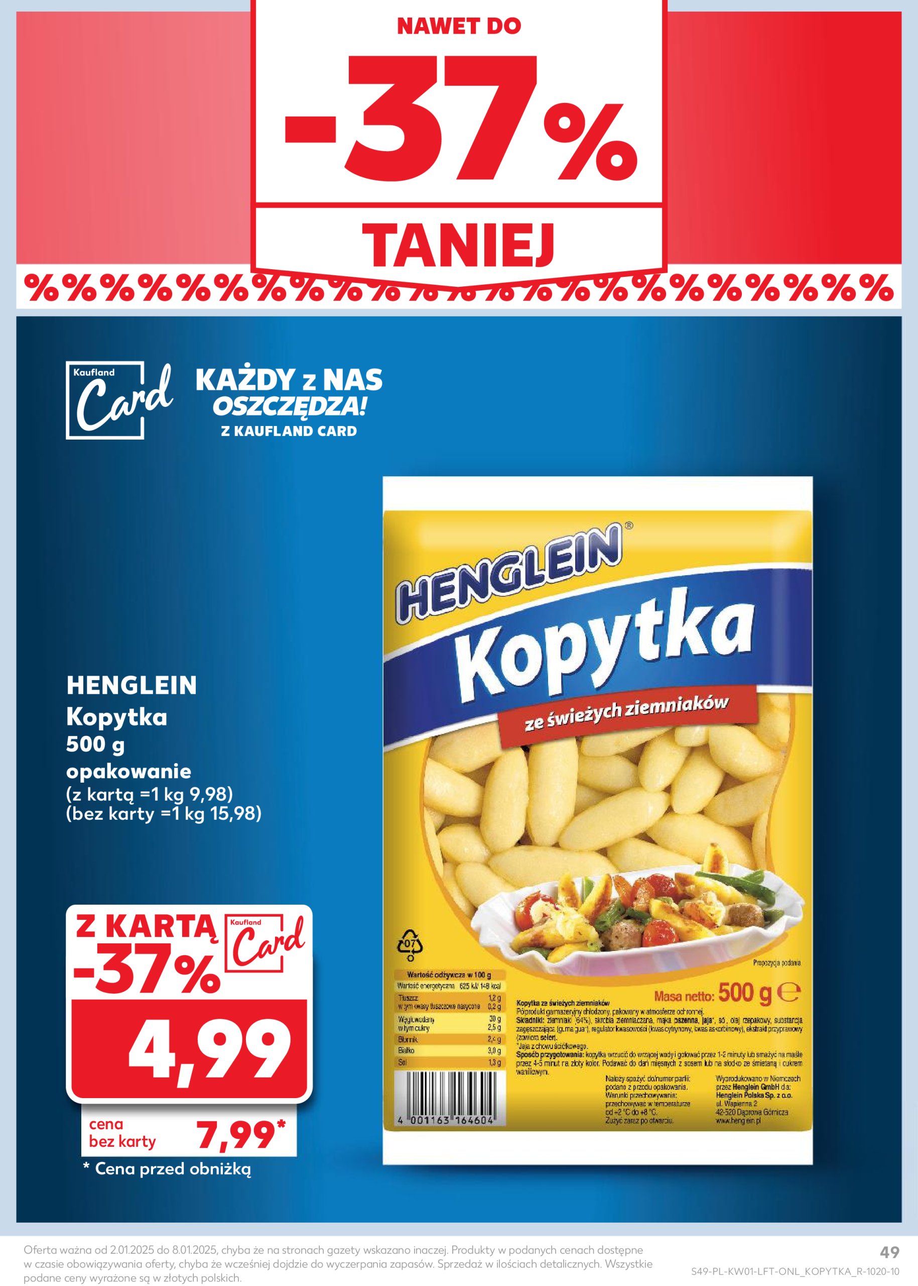 kaufland - Kaufland gazetka ważna od 02.01. - 08.01. - page: 49