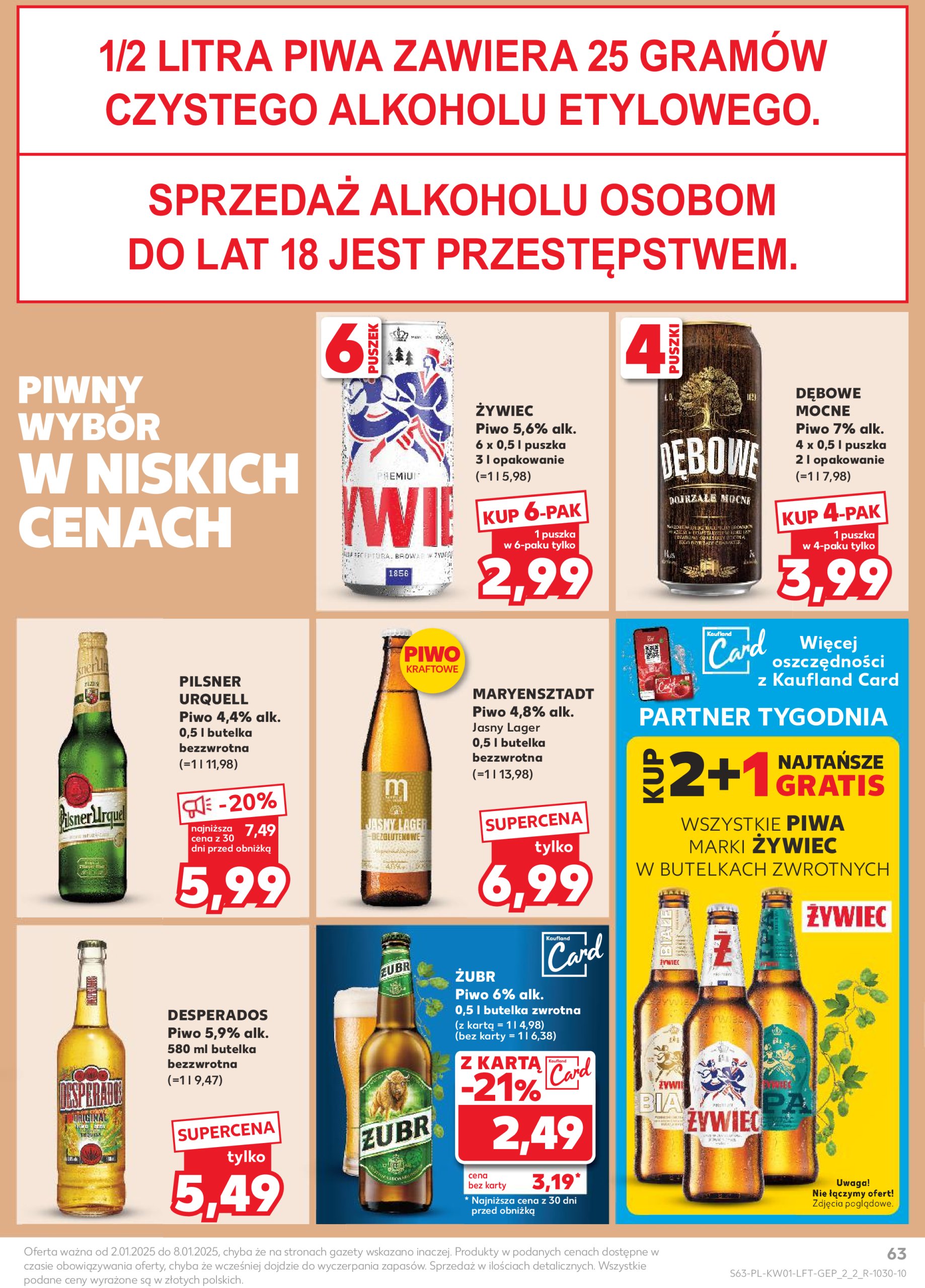 kaufland - Kaufland gazetka ważna od 02.01. - 08.01. - page: 63