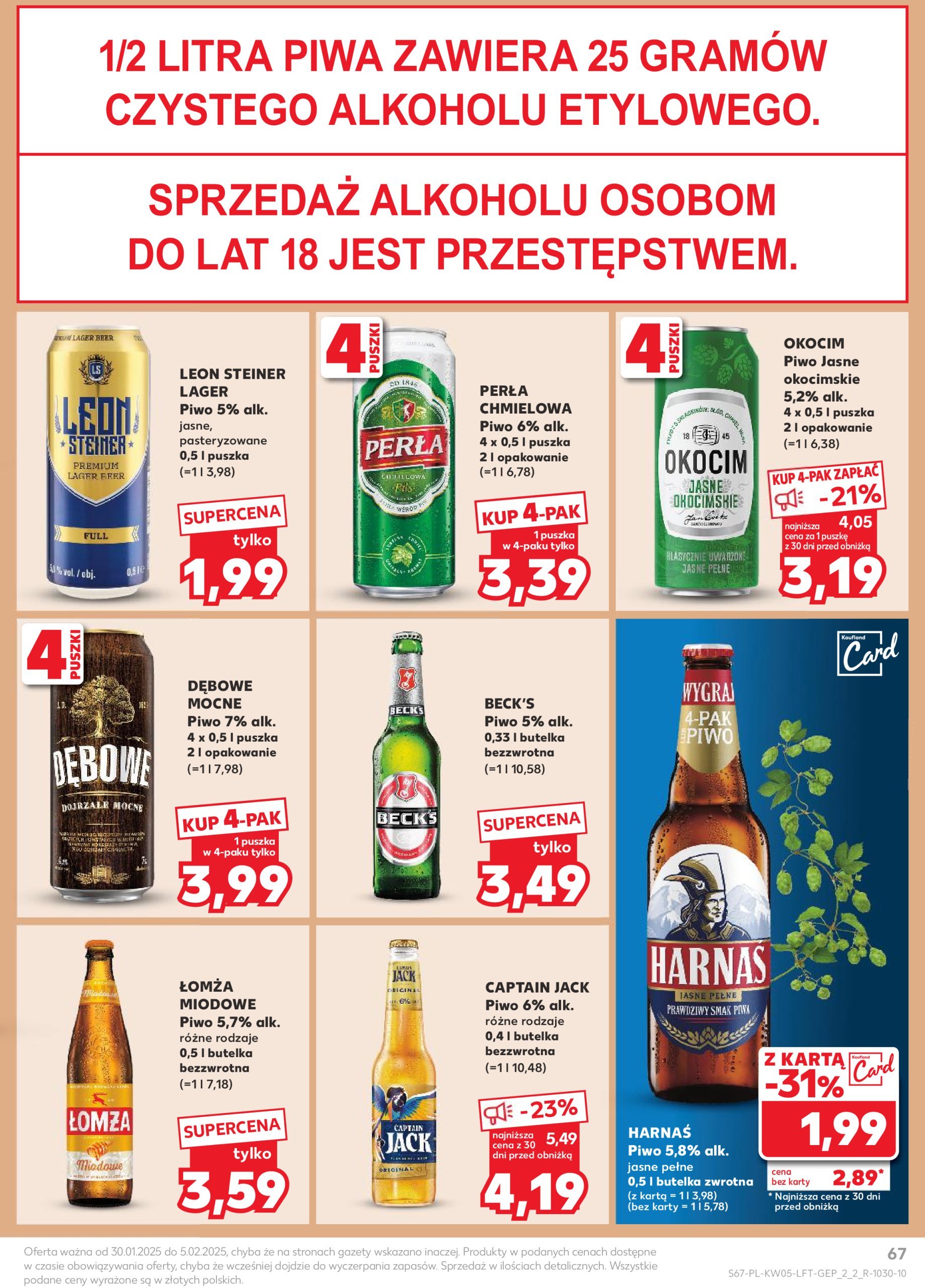 kaufland - Kaufland gazetka ważna od 30.01. - 05.02. - page: 67