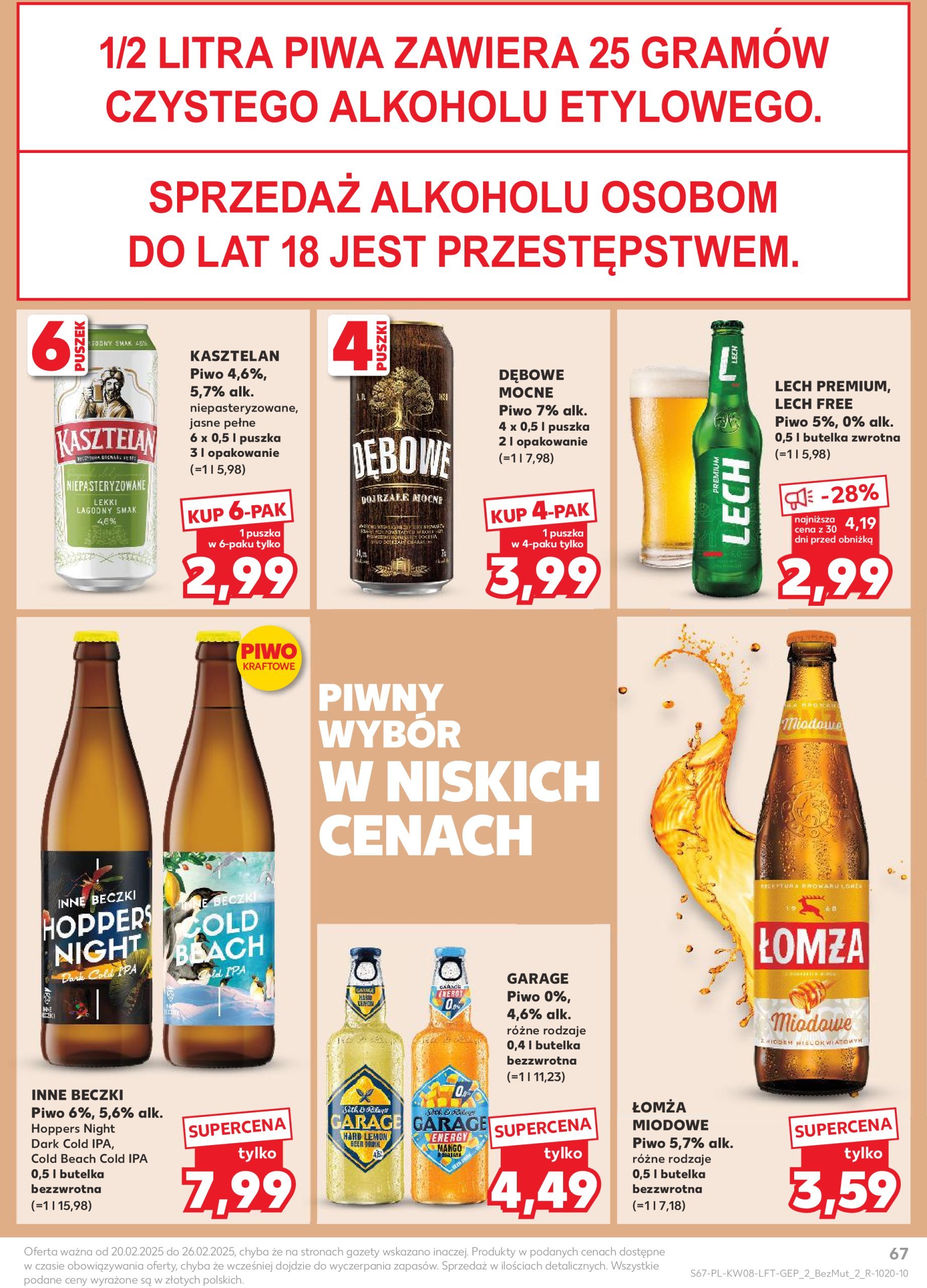 kaufland - Kaufland gazetka ważna od 20.02. - 26.02. - page: 67