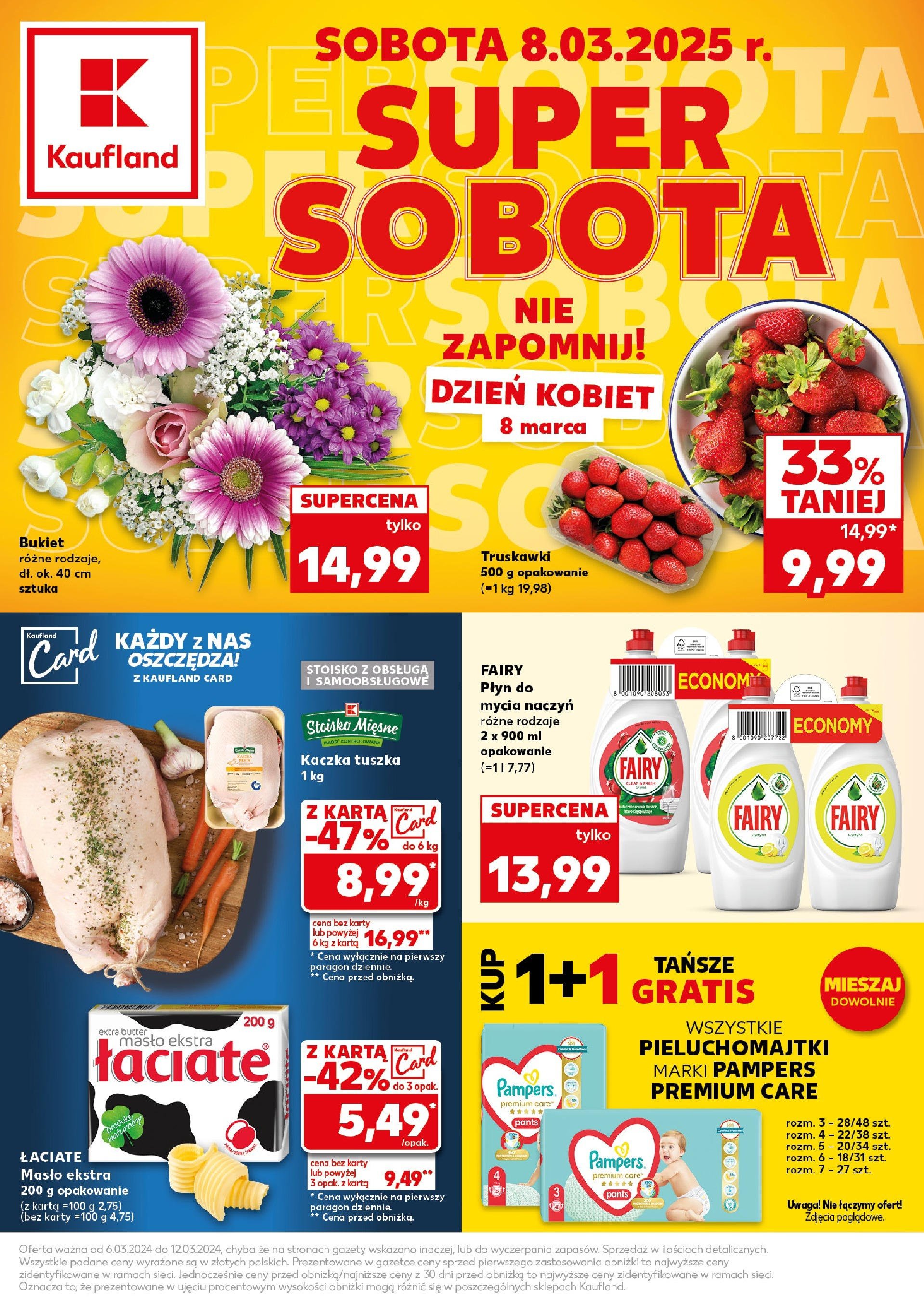 kaufland - Kaufland - Super Sobota gazetka ważna od 06.03. - 12.03.