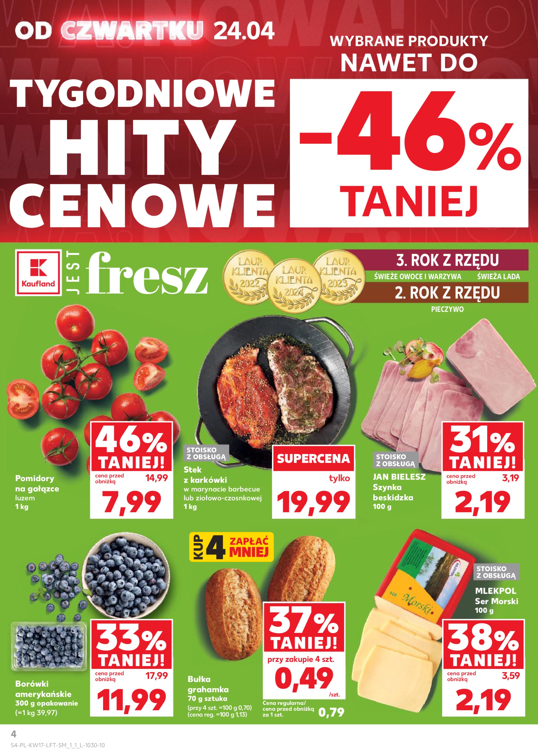 kaufland - Kaufland gazetka ważna od 24.04. - 29.04. - page: 4 kaufland - Kaufland gazetka ważna od 24.04. - 29.04. - page: 4