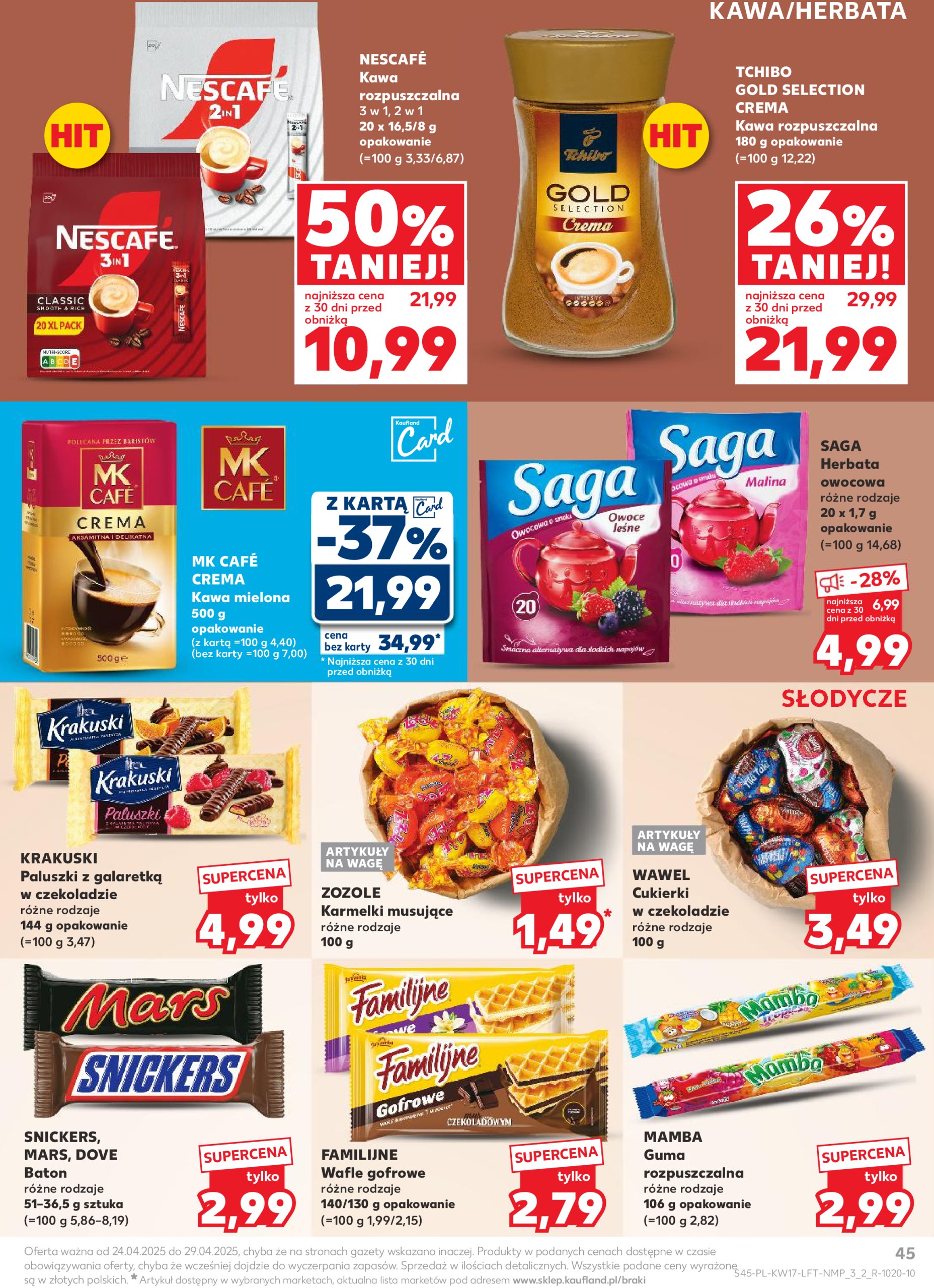 kaufland - Kaufland gazetka ważna od 24.04. - 29.04. - page: 45 kaufland - Kaufland gazetka ważna od 24.04. - 29.04. - page: 45