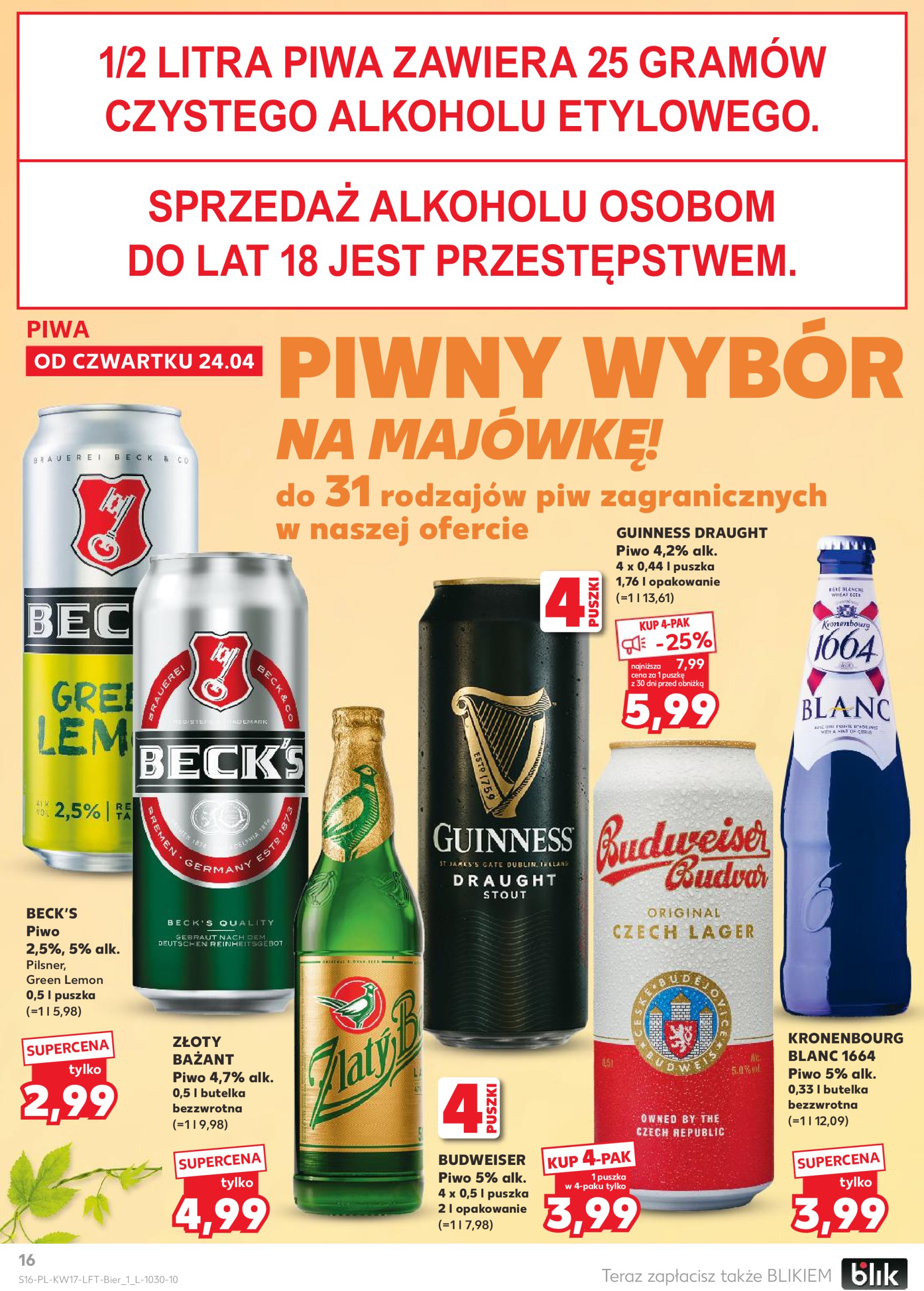 kaufland - Kaufland gazetka ważna od 24.04. - 29.04. - page: 16 kaufland - Kaufland gazetka ważna od 24.04. - 29.04. - page: 16
