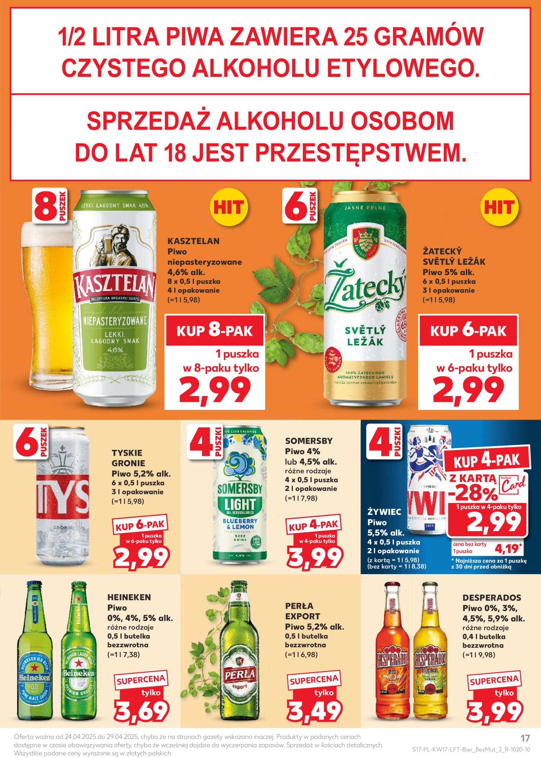 kaufland - Kaufland gazetka ważna od 24.04. - 29.04. - page: 17 kaufland - Kaufland gazetka ważna od 24.04. - 29.04. - page: 17
