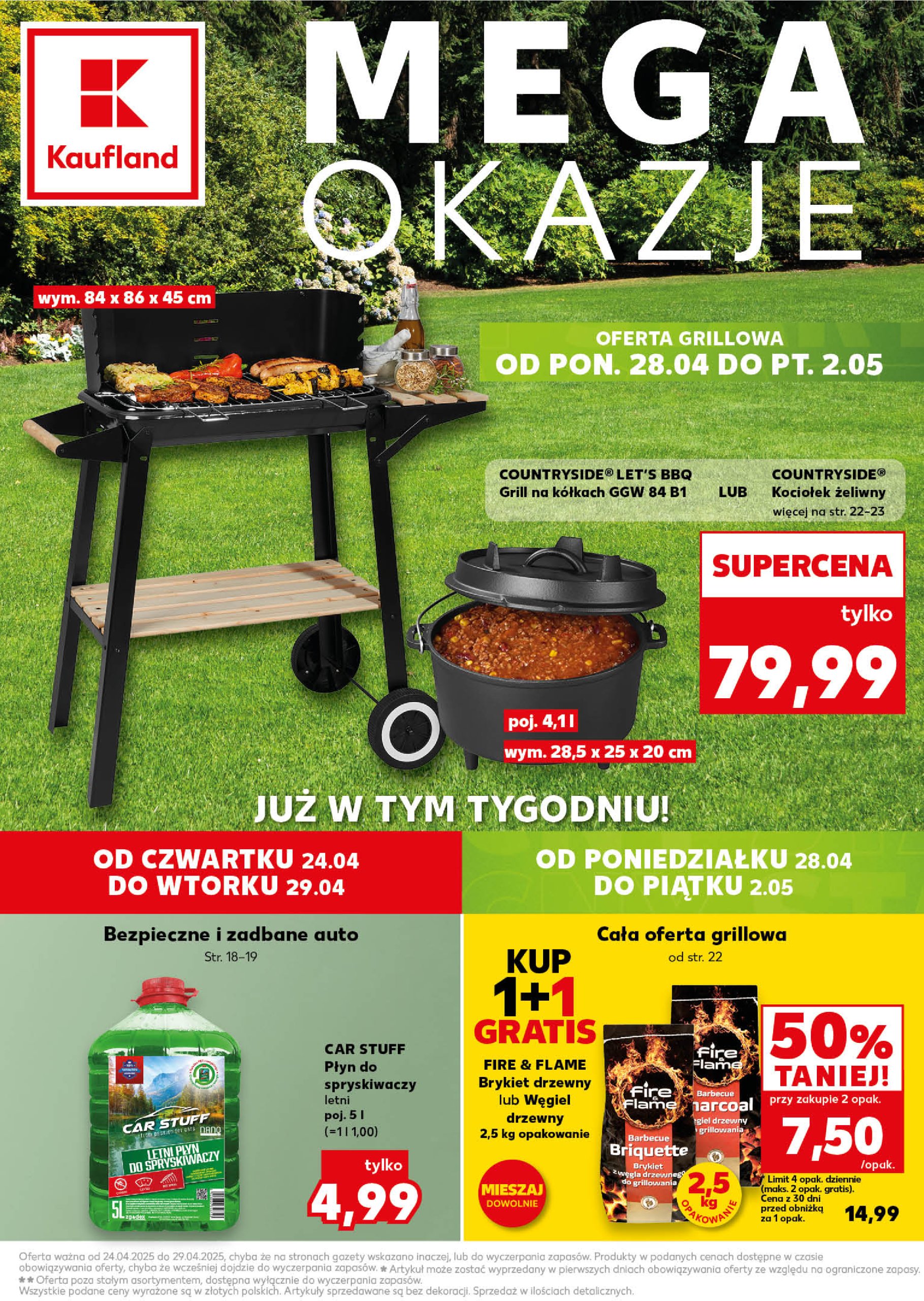 kaufland - Kaufland - Mega okazje gazetka ważna od 24.04. - 02.05.