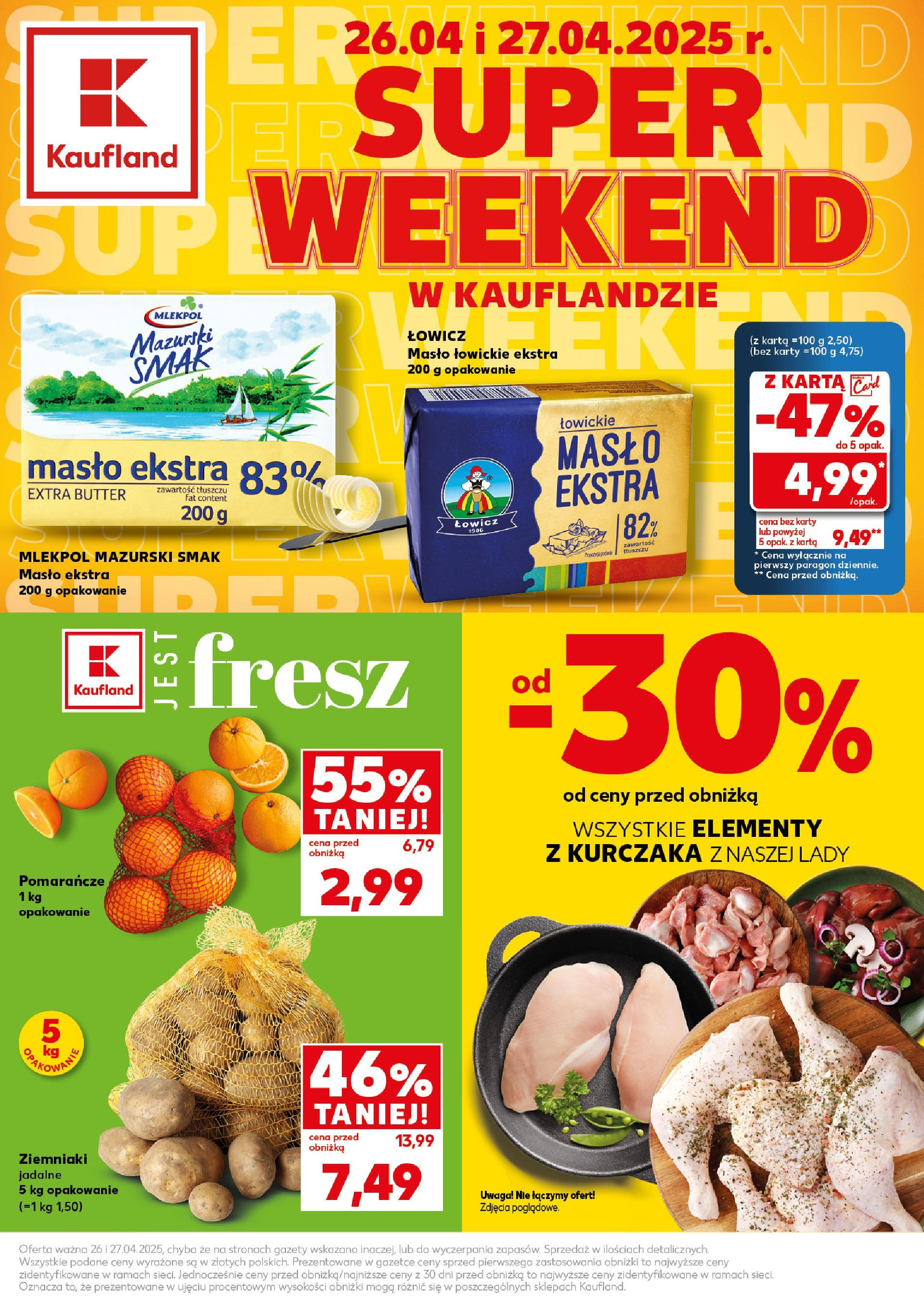 kaufland - Kaufland - Super Weekend gazetka ważna od 26.04. - 27.04.