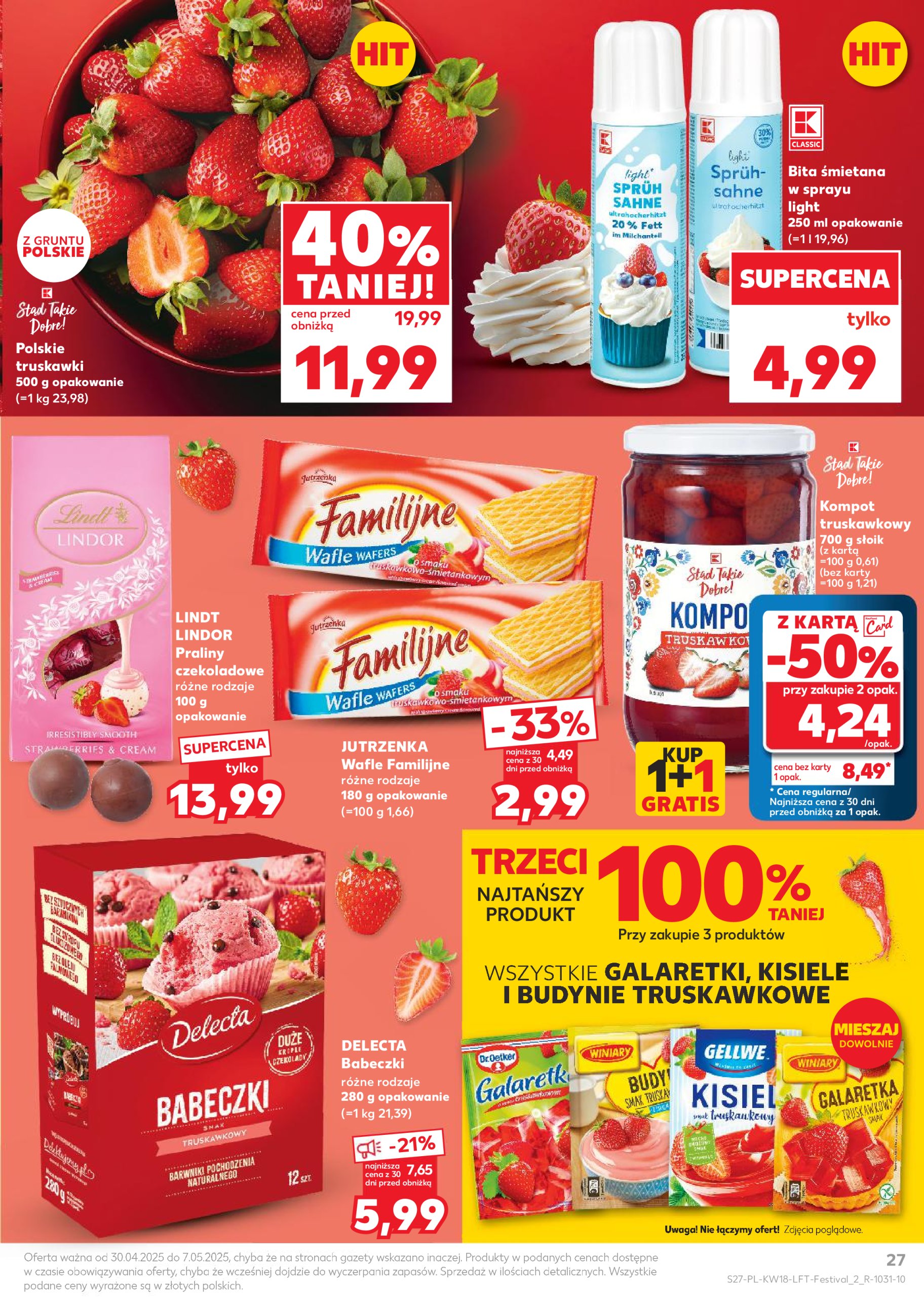 kaufland - Kaufland gazetka ważna od 30.04. - 07.05. - page: 27 kaufland - Kaufland gazetka ważna od 30.04. - 07.05. - page: 27