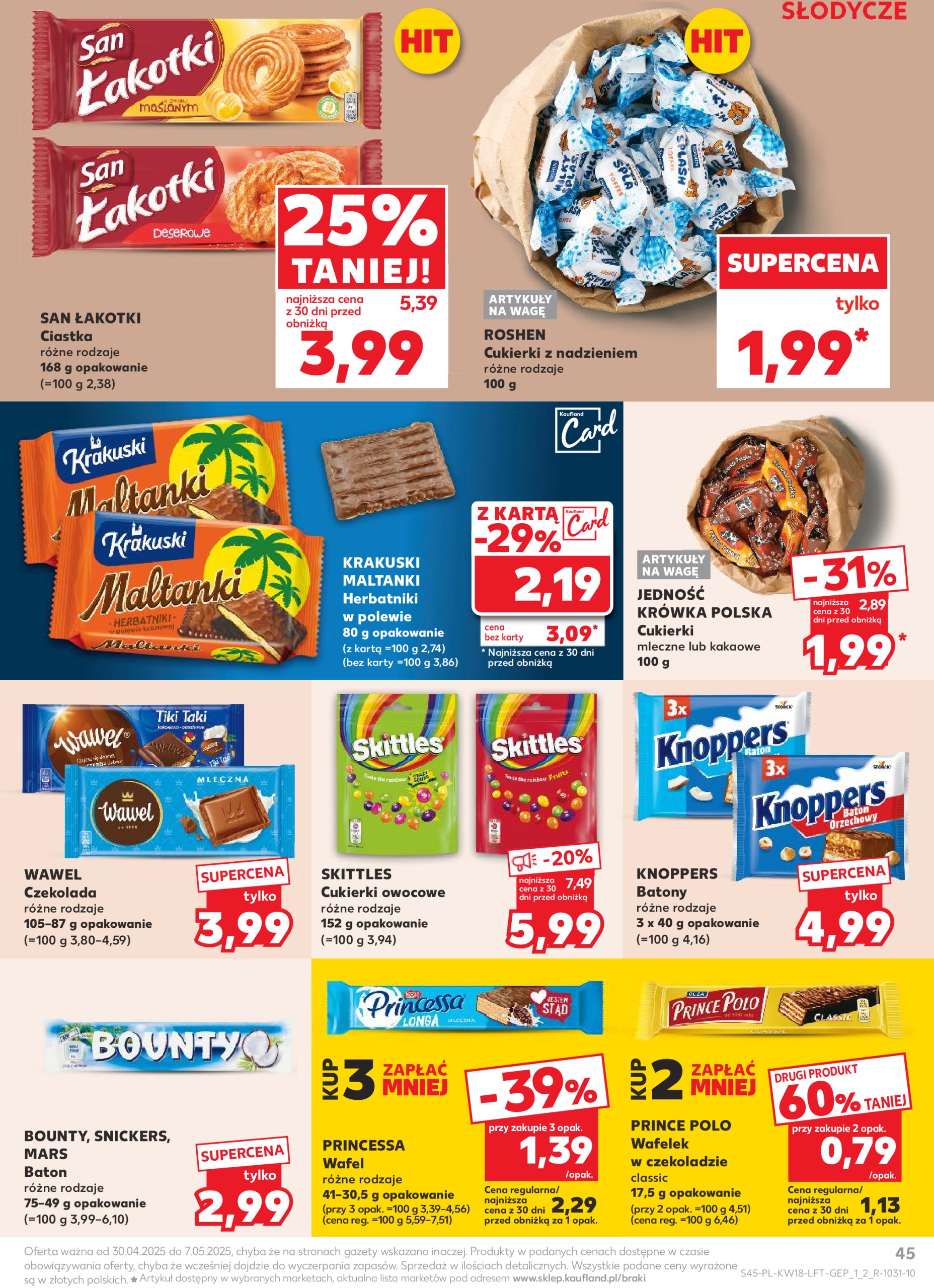 kaufland - Kaufland gazetka ważna od 30.04. - 07.05. - page: 45 kaufland - Kaufland gazetka ważna od 30.04. - 07.05. - page: 45
