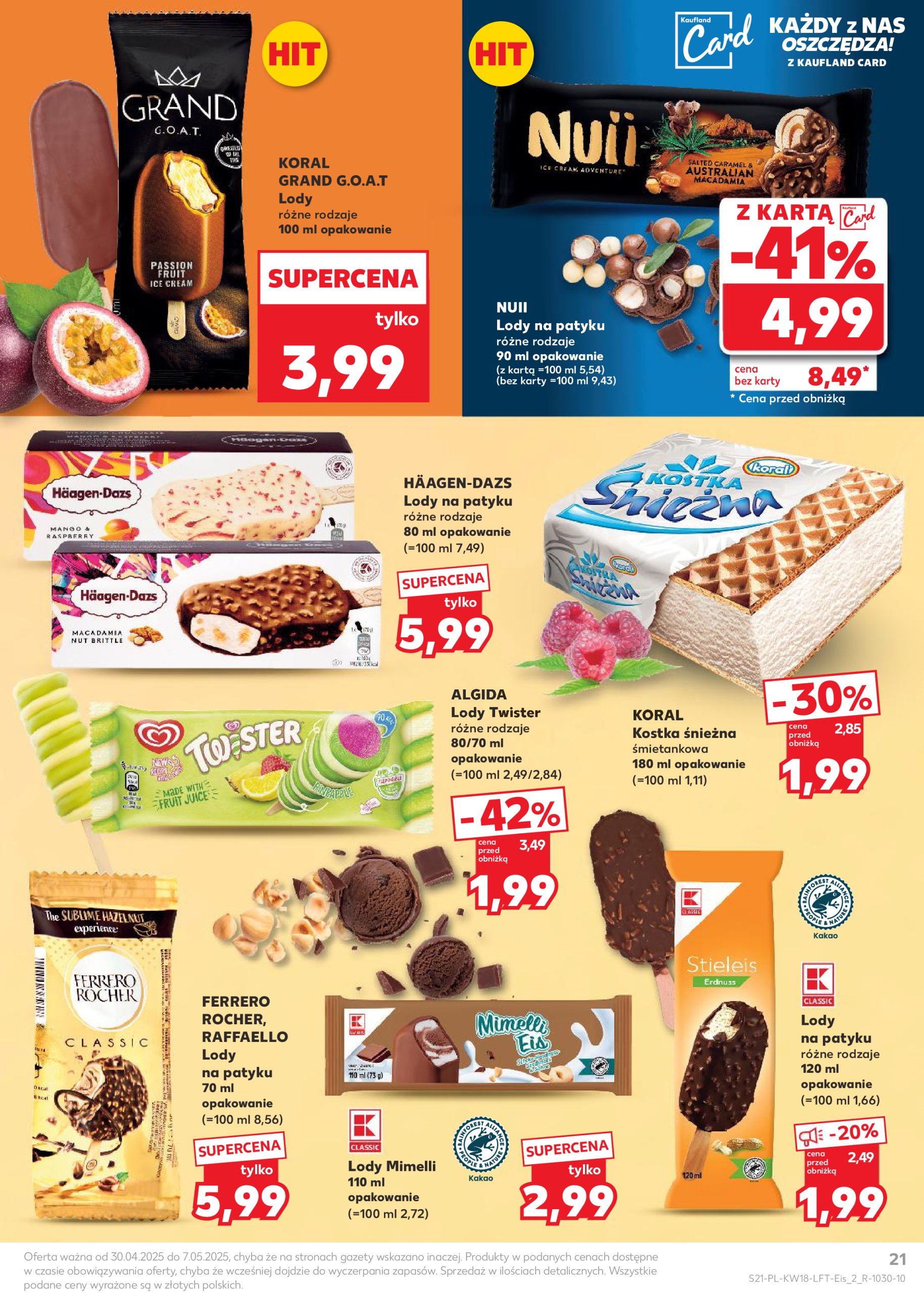 kaufland - Kaufland gazetka ważna od 30.04. - 07.05. - page: 21 kaufland - Kaufland gazetka ważna od 30.04. - 07.05. - page: 21