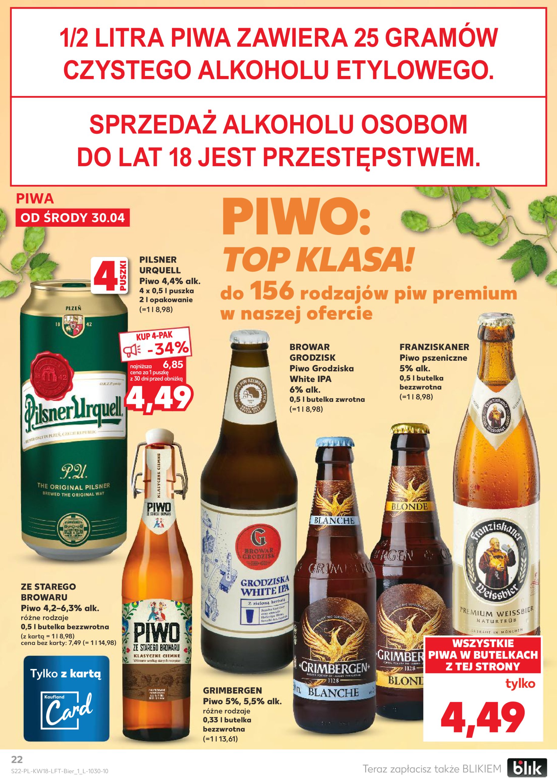 kaufland - Kaufland gazetka ważna od 30.04. - 07.05. - page: 22 kaufland - Kaufland gazetka ważna od 30.04. - 07.05. - page: 22