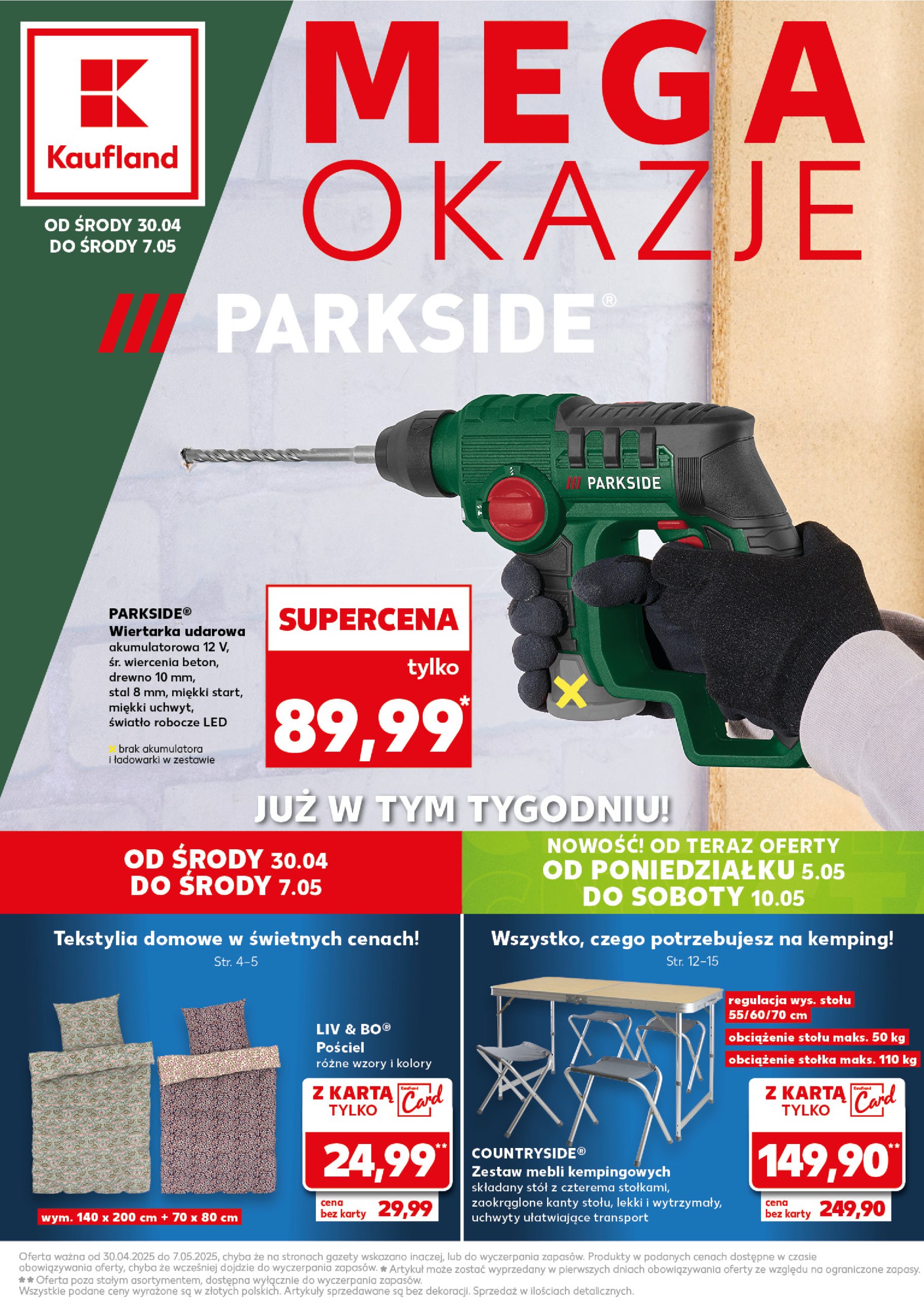 kaufland - Kaufland - Mega Okazje gazetka ważna od 30.04. - 07.05.