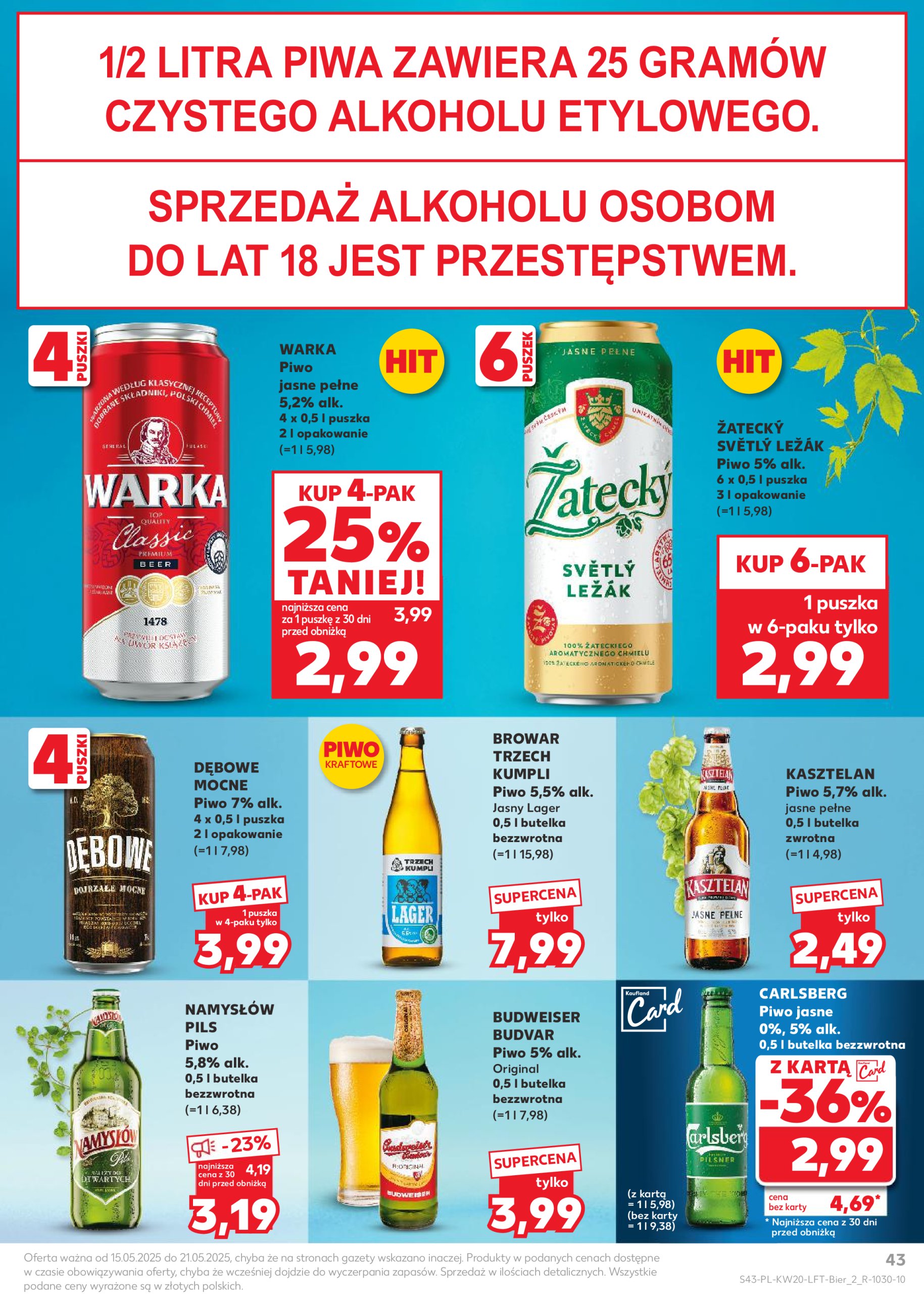 kaufland - Kaufland gazetka ważna od 15.05. - 21.05. - page: 43 kaufland - Kaufland gazetka ważna od 15.05. - 21.05. - page: 43