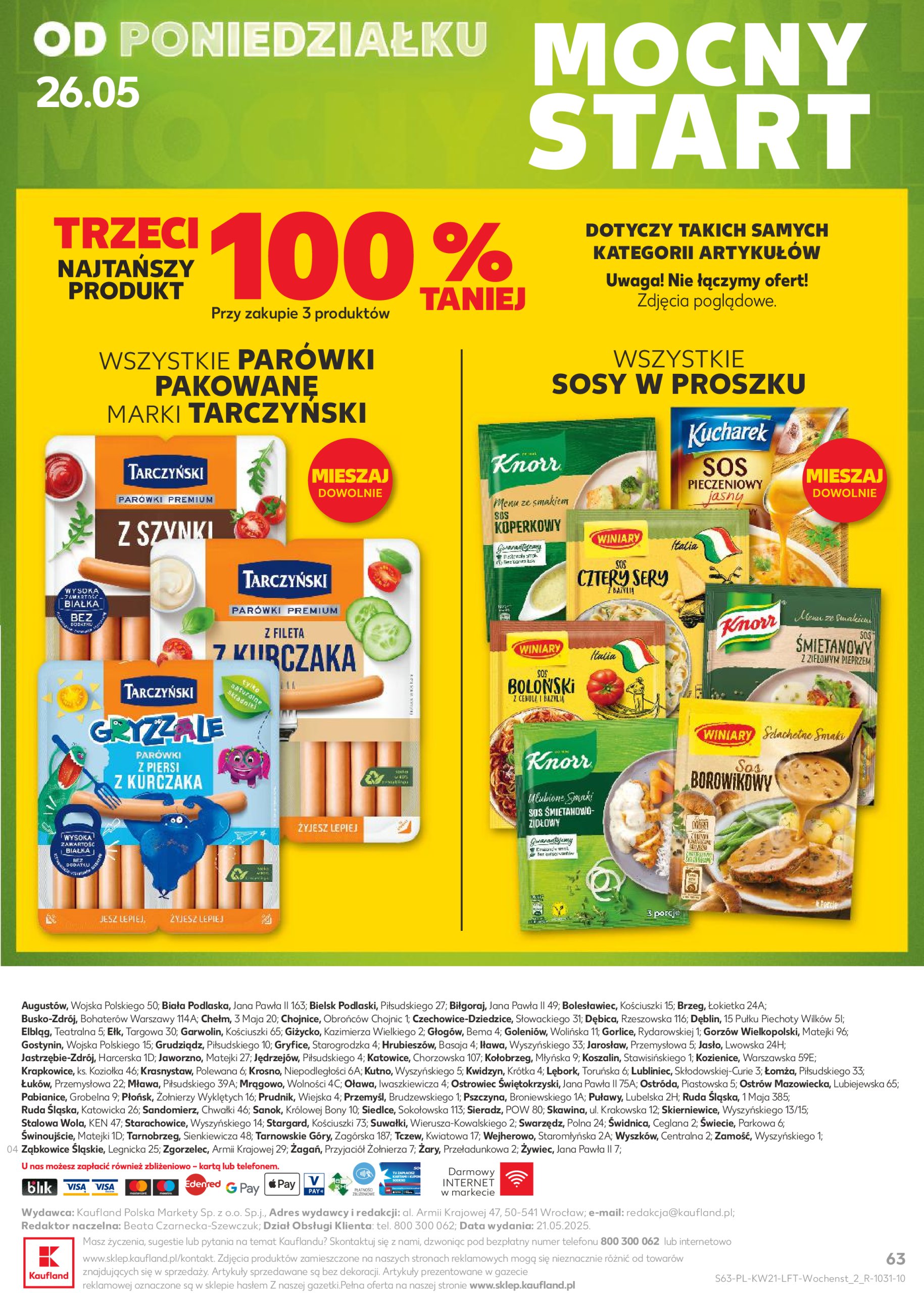 kaufland - Kaufland gazetka ważna od 22.05. - 28.05. - page: 63 kaufland - Kaufland gazetka ważna od 22.05. - 28.05. - page: 63