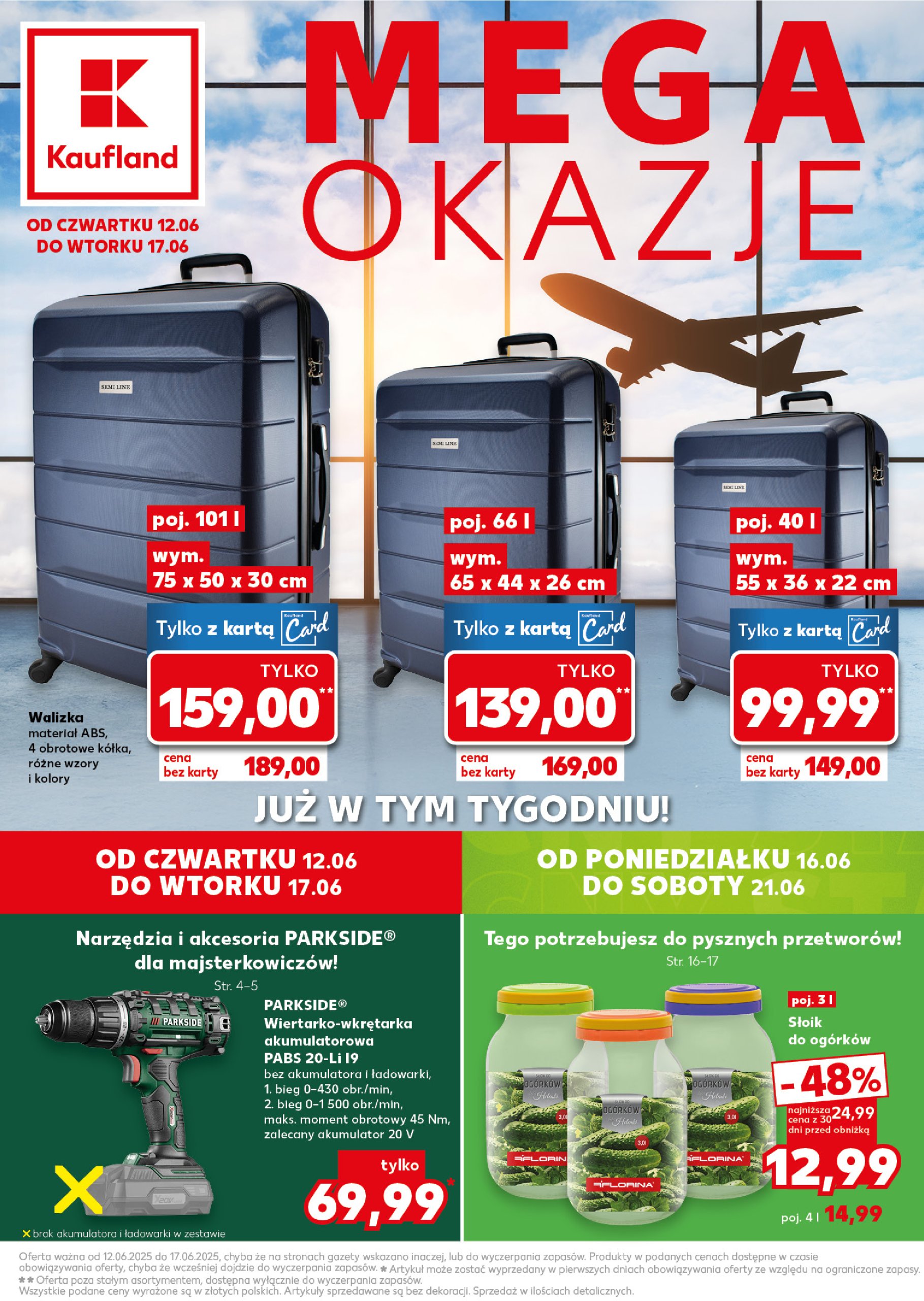 kaufland - Gazetka Kaufland - Mega Okazje ważna od 12.06. - 17.06.