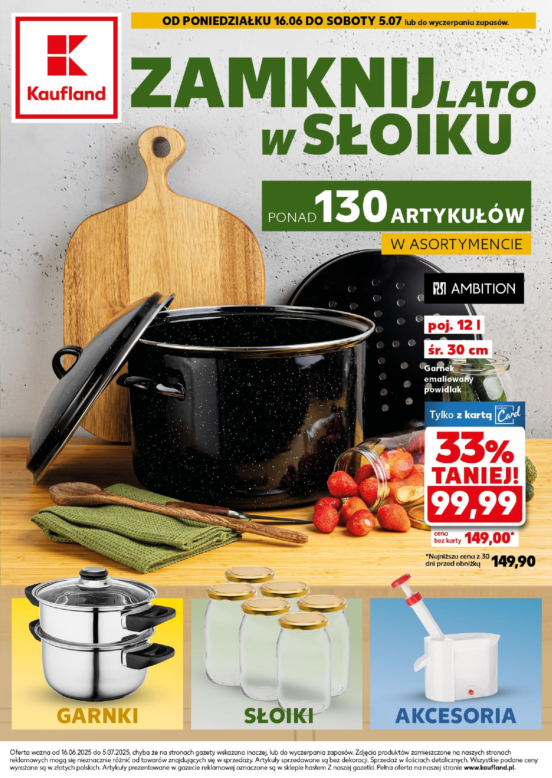 kaufland - Gazetka Kaufland - Gotowanie ważna od 16.06. - 05.07.
