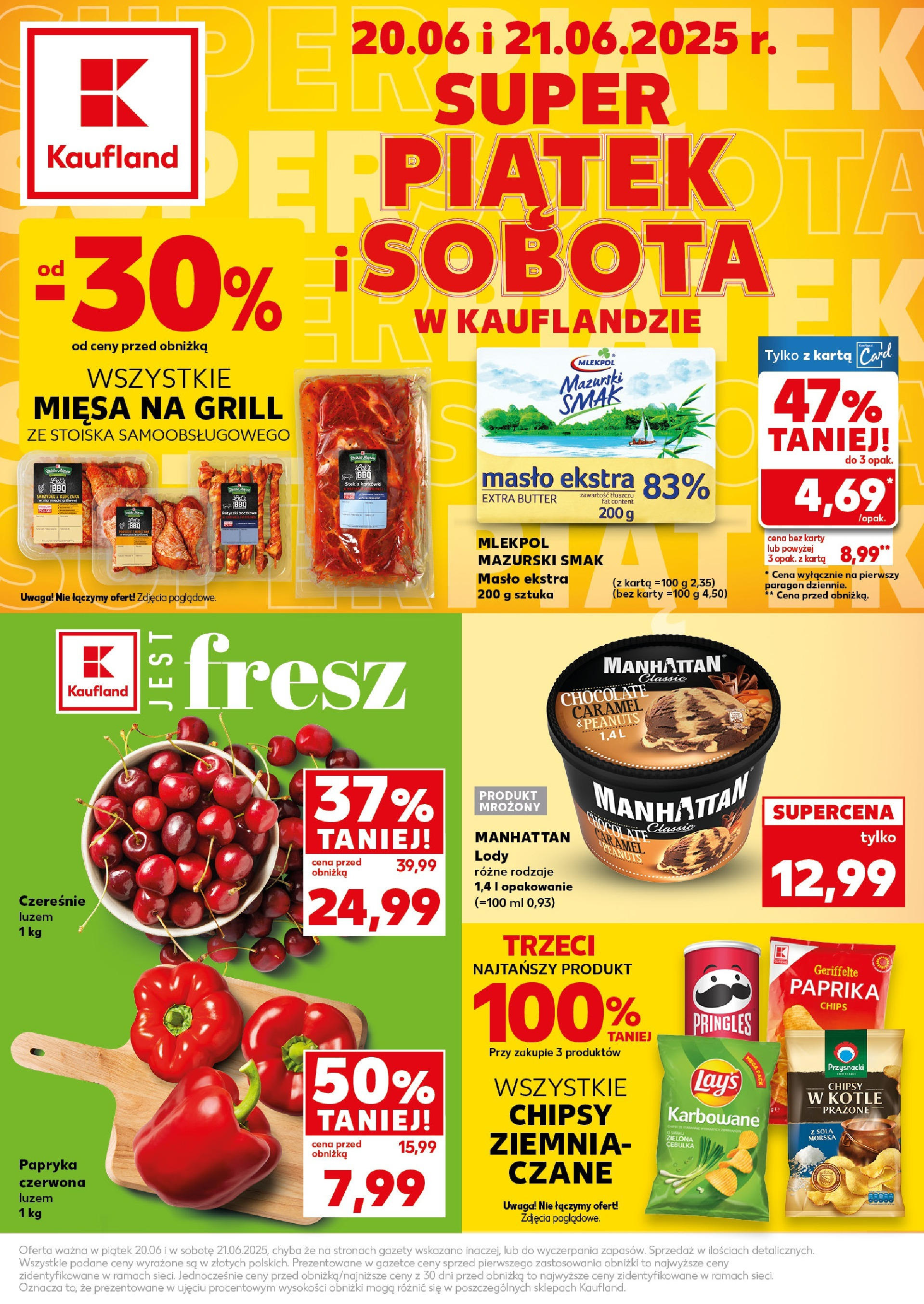 kaufland - Gazetka Kaufland - Super Sobota ważna od 20.06. - 21.06.