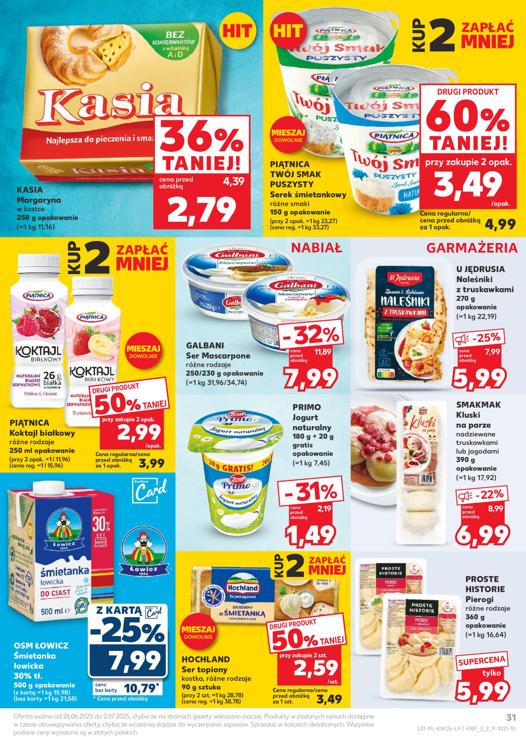 kaufland - Gazetka Kaufland ważna od 26.06. - 02.07. - page: 31 kaufland - Gazetka Kaufland ważna od 26.06. - 02.07. - page: 31