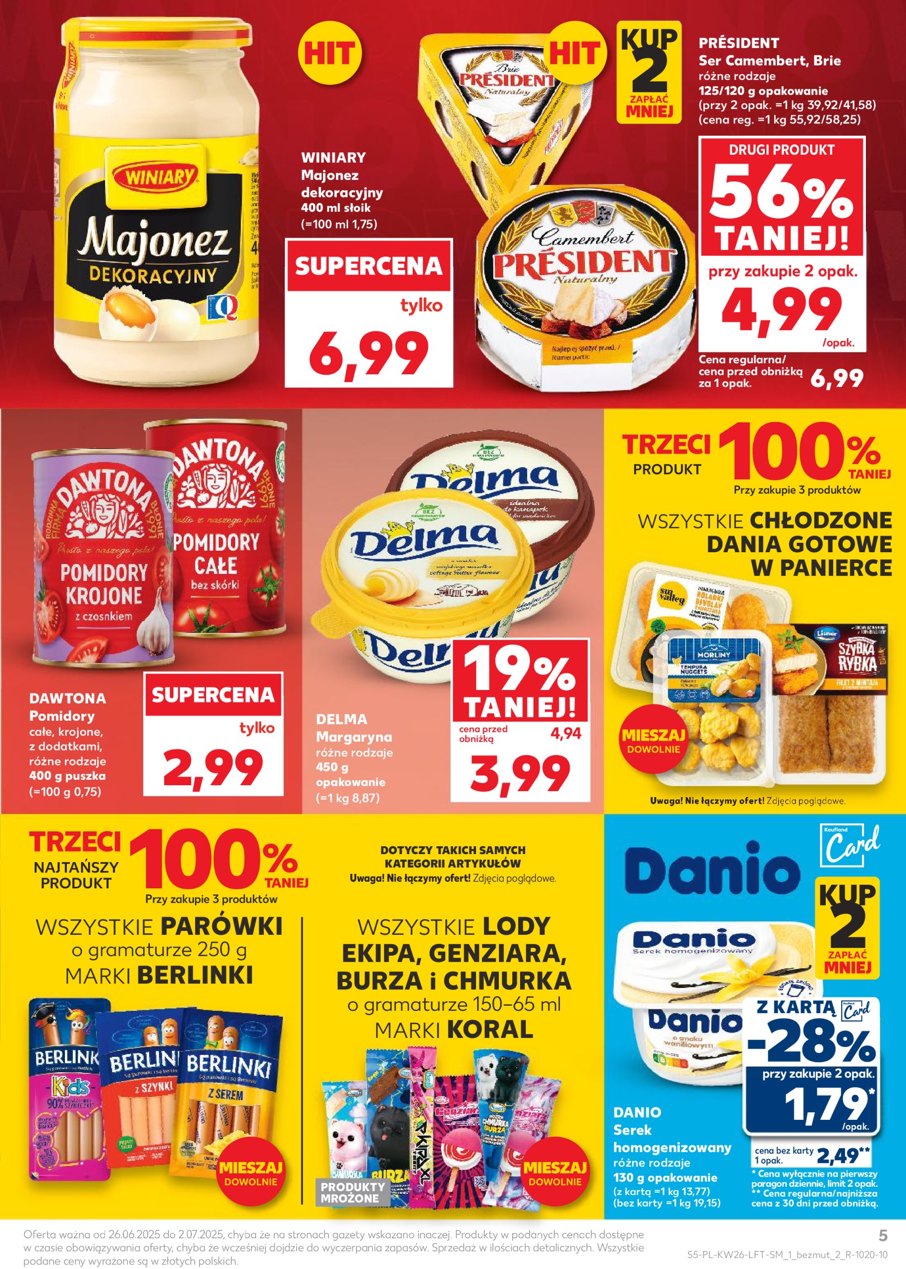 kaufland - Gazetka Kaufland ważna od 26.06. - 02.07. - page: 5 kaufland - Gazetka Kaufland ważna od 26.06. - 02.07. - page: 5