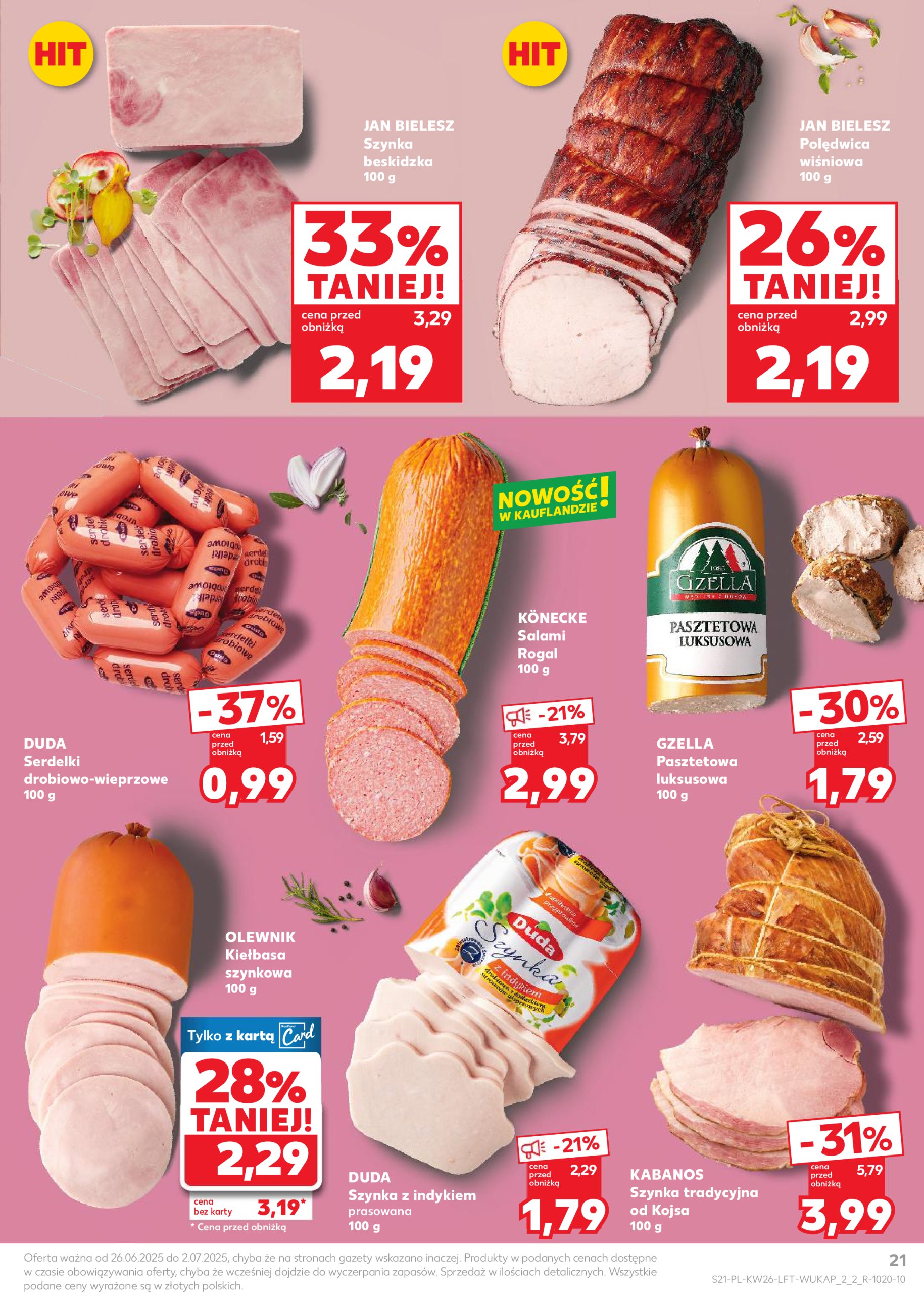kaufland - Gazetka Kaufland ważna od 26.06. - 02.07. - page: 21 kaufland - Gazetka Kaufland ważna od 26.06. - 02.07. - page: 21