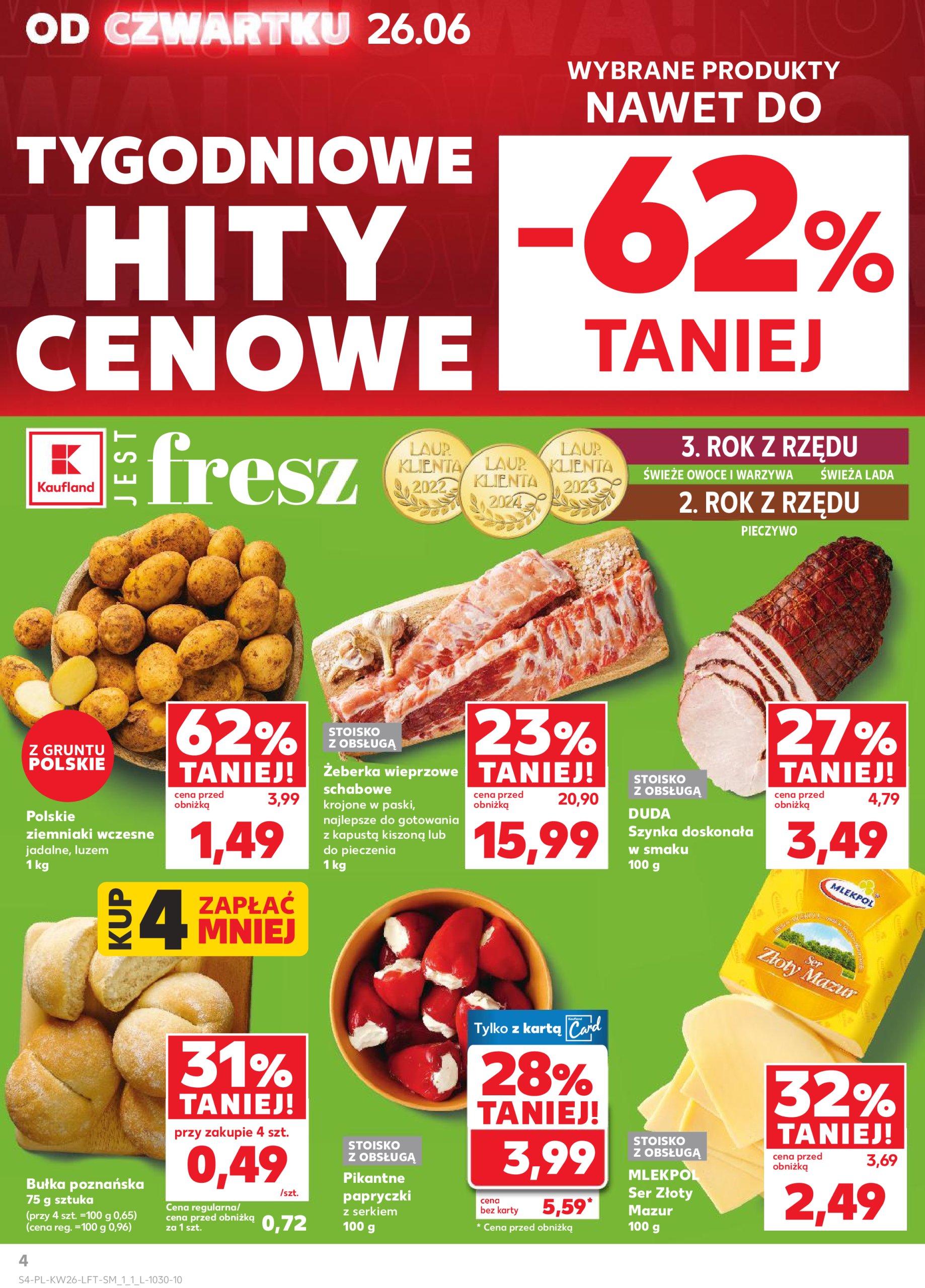 kaufland - Gazetka Kaufland ważna od 26.06. - 02.07. - page: 4 kaufland - Gazetka Kaufland ważna od 26.06. - 02.07. - page: 4