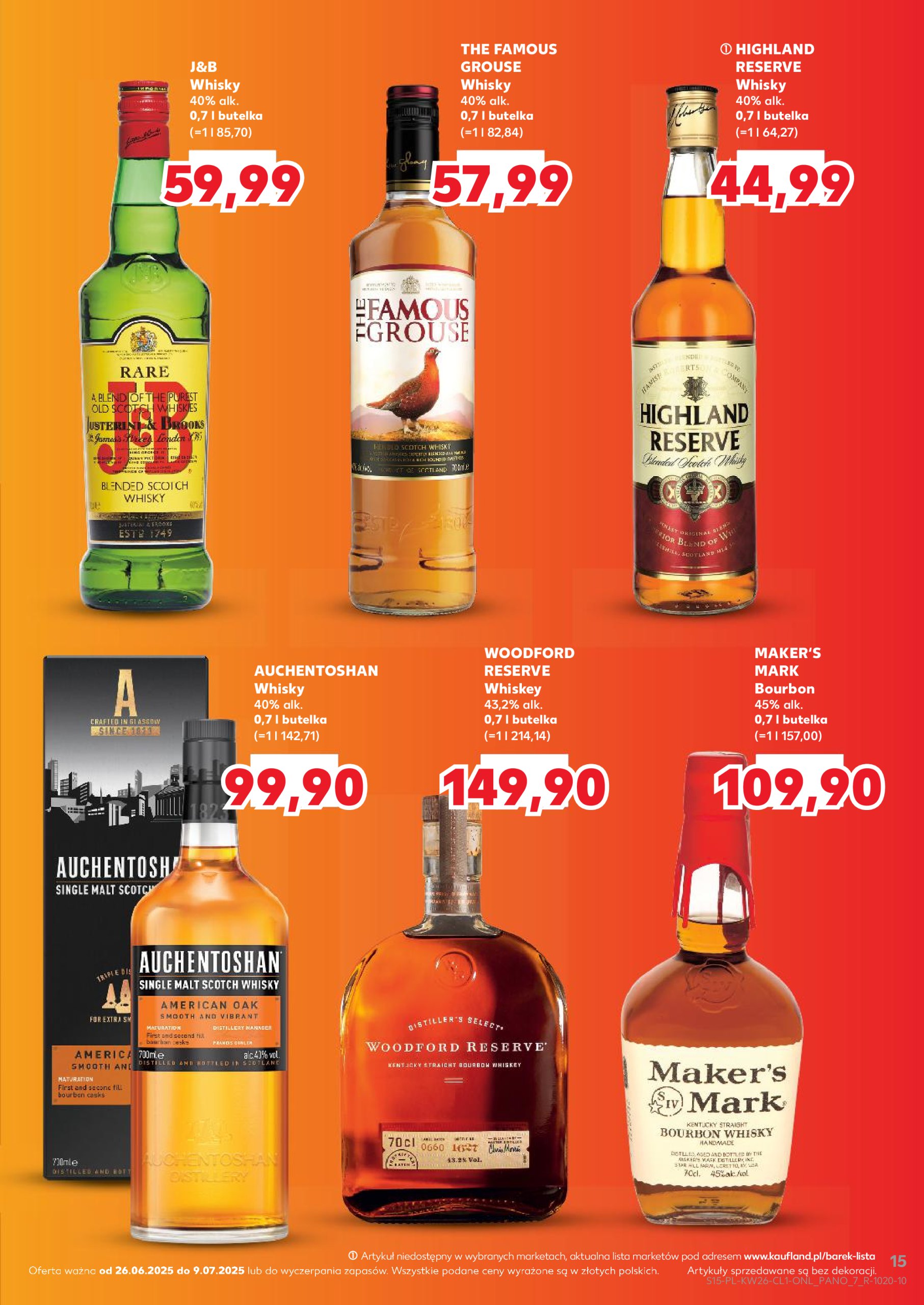 kaufland - Gazetka Kaufland - Barek ważna od 26.06. - 09.07. - page: 15