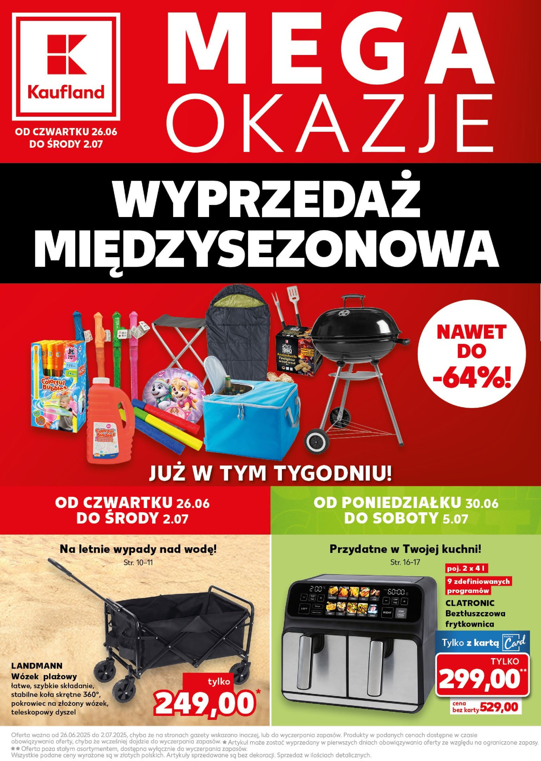 kaufland - Gazetka Kaufland - Mega Okazje ważna od 26.06. - 02.07.