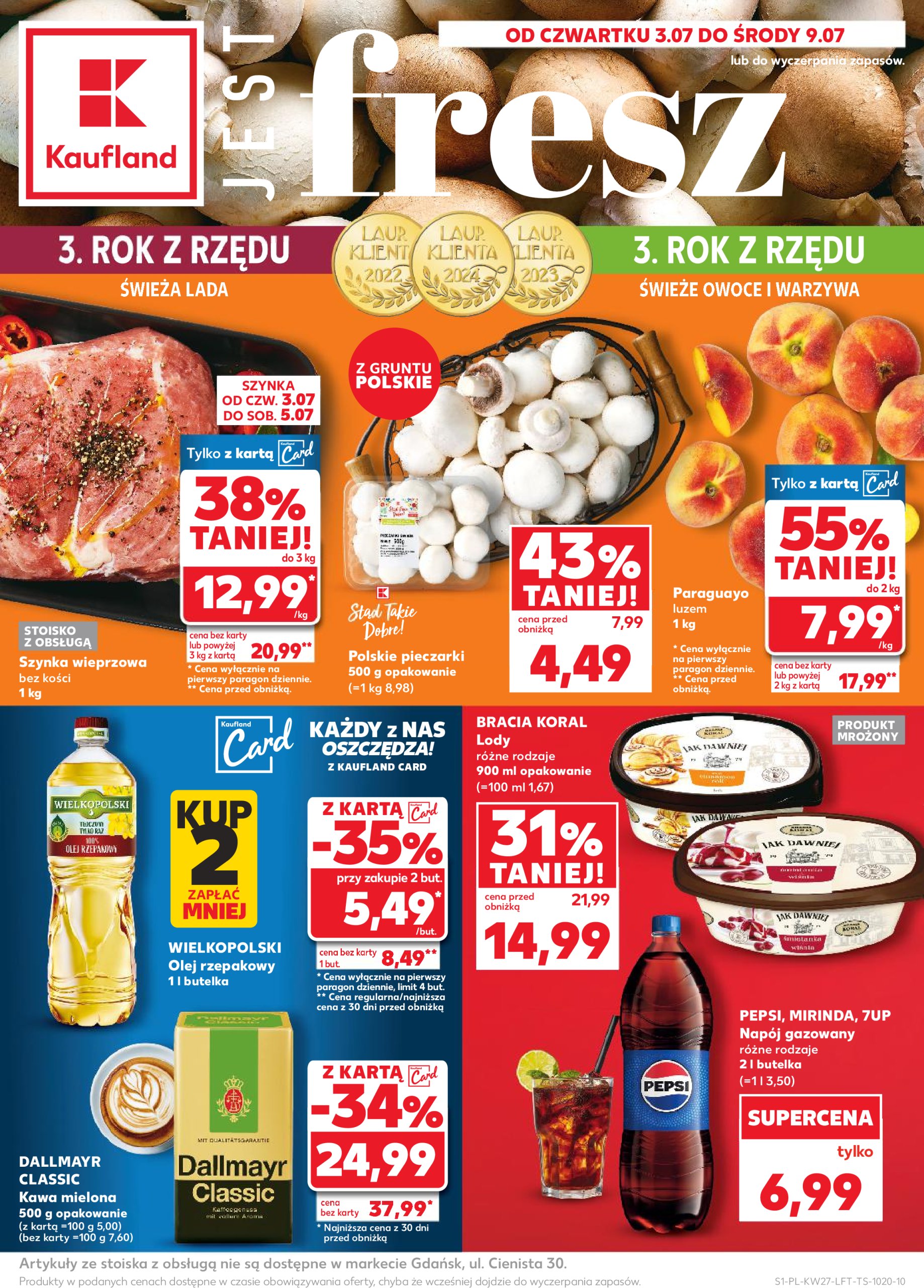 kaufland - Gazetka Kaufland ważna od 03.07. - 09.07.
