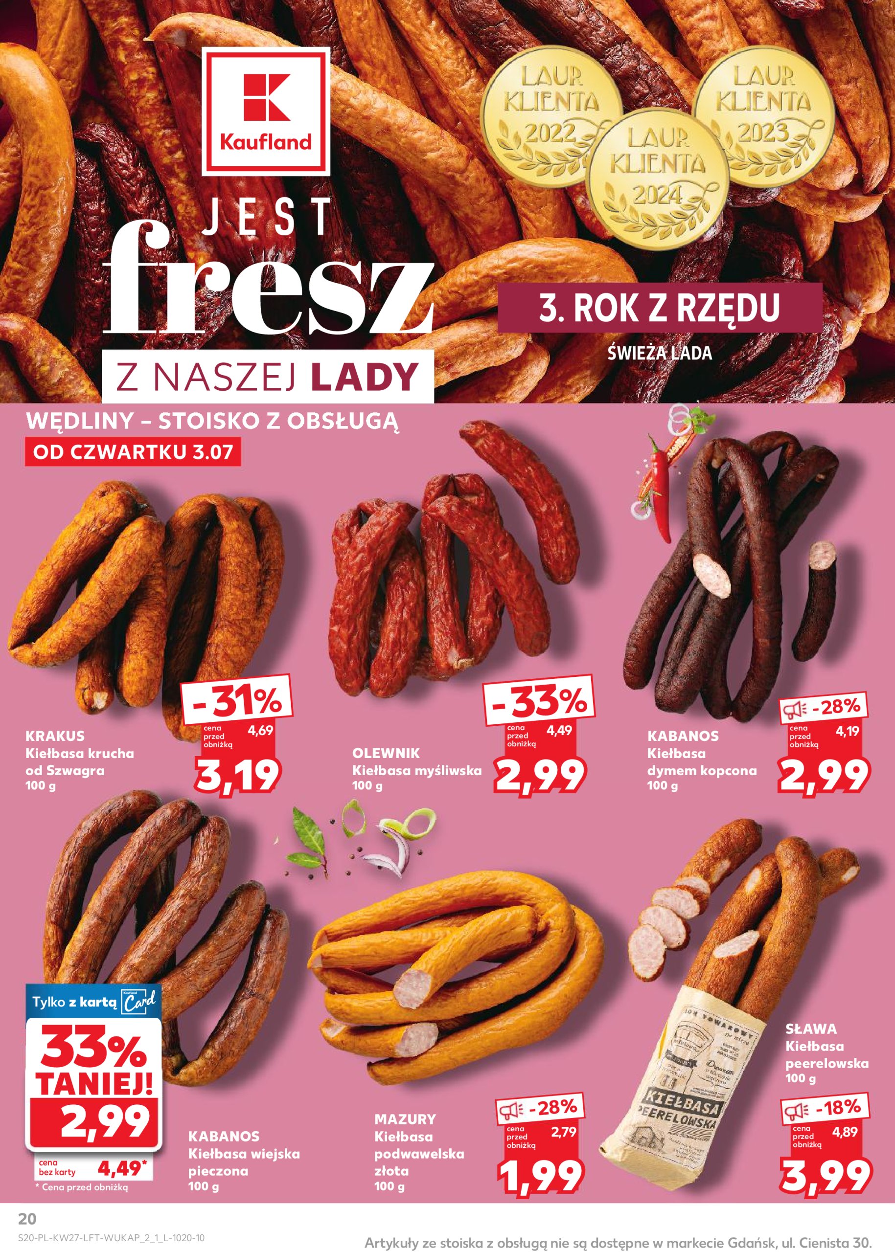 kaufland - Gazetka Kaufland ważna od 03.07. - 09.07. - page: 20