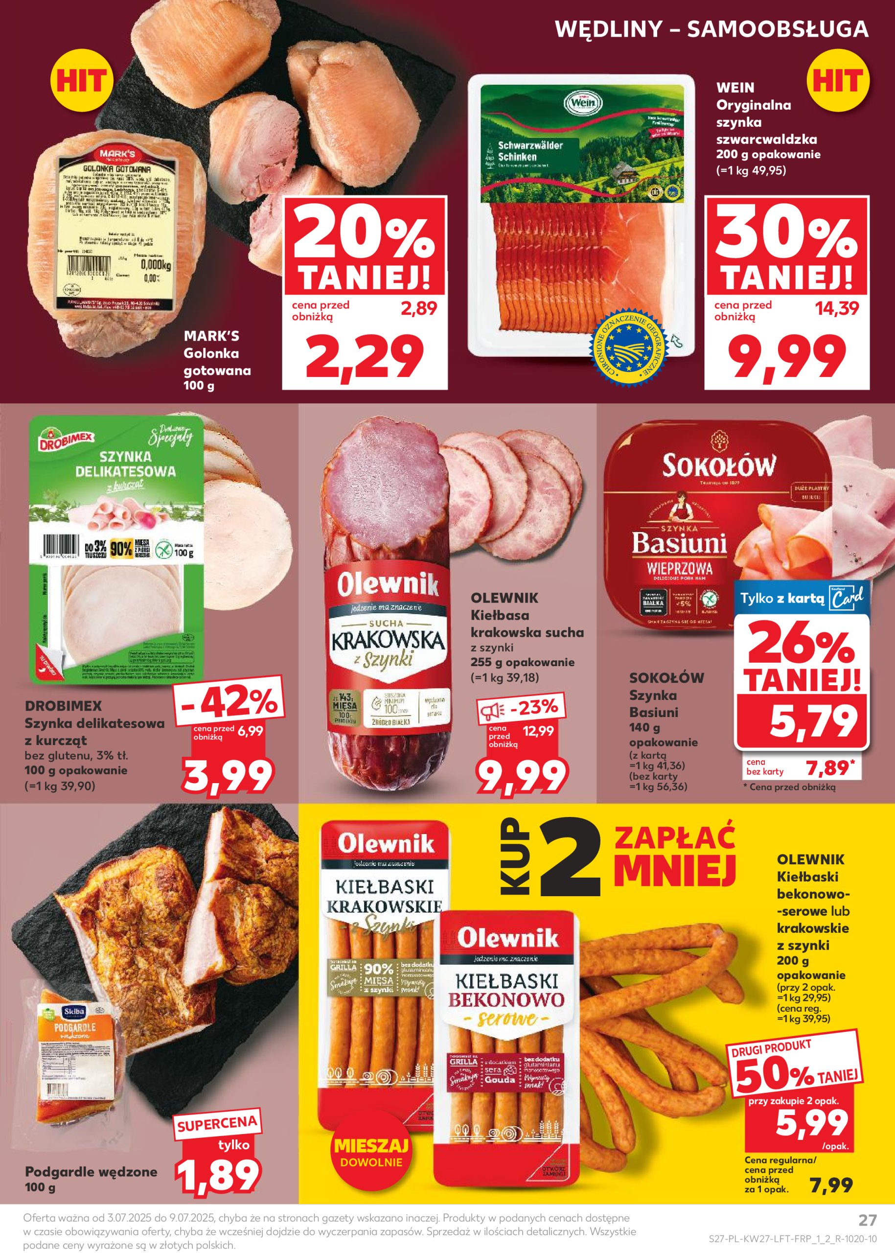 kaufland - Gazetka Kaufland ważna od 03.07. - 09.07. - page: 27