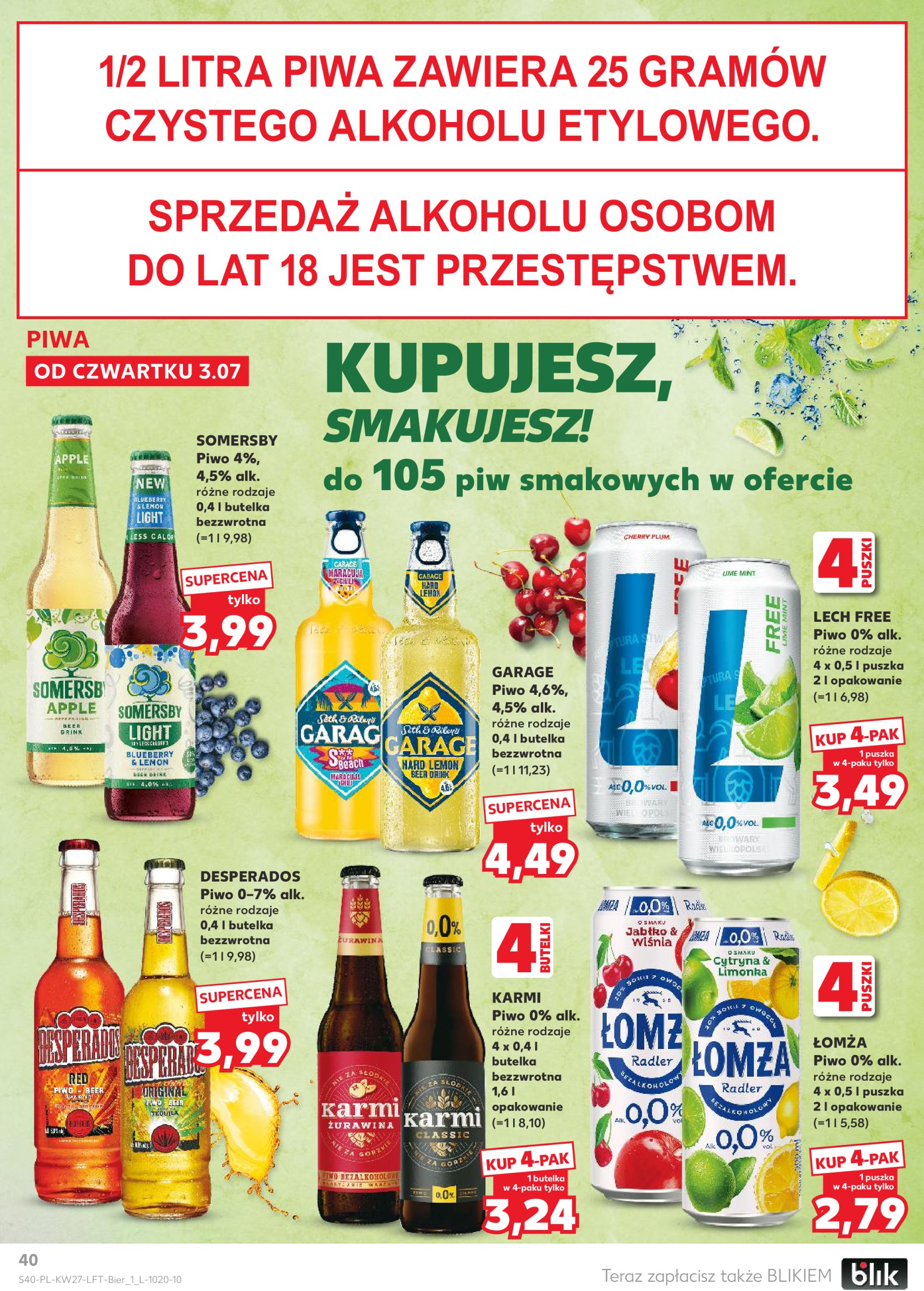 kaufland - Gazetka Kaufland ważna od 03.07. - 09.07. - page: 40