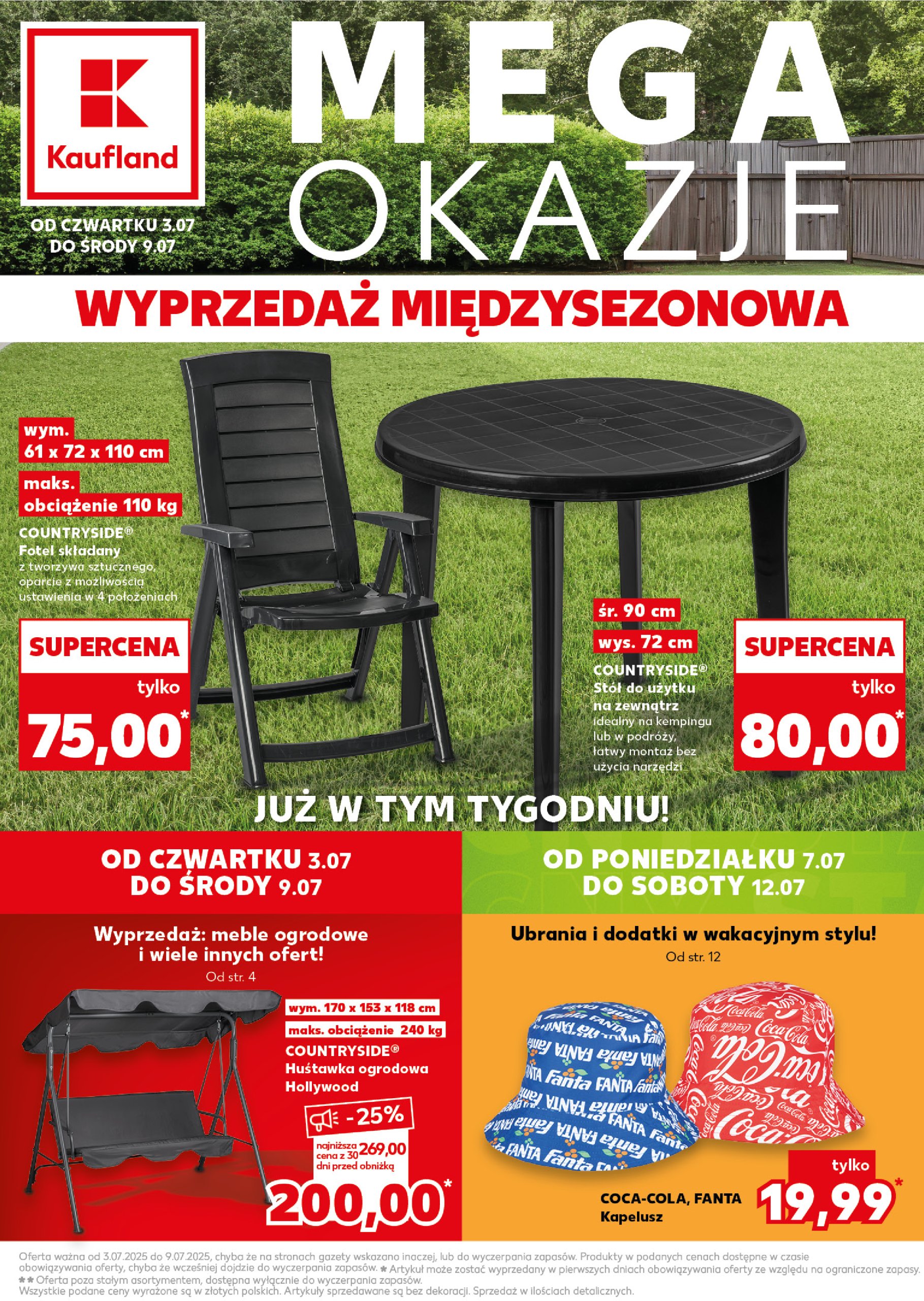 kaufland - Gazetka Kaufland - Mega okazje ważna od 03.07. - 09.07.