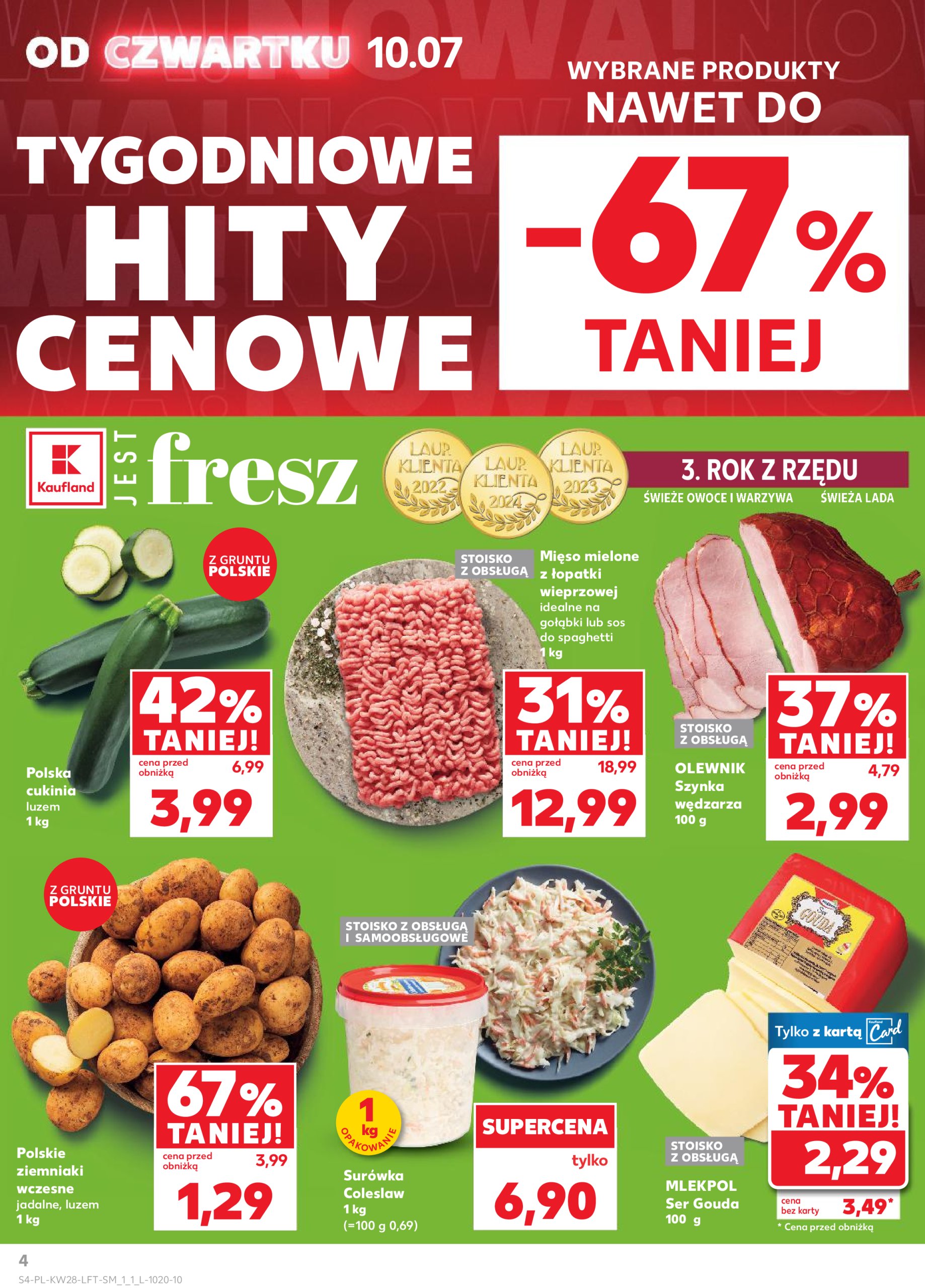 kaufland - Gazetka Kaufland ważna od 10.07. - 16.07. - page: 4 kaufland - Gazetka Kaufland ważna od 10.07. - 16.07. - page: 4