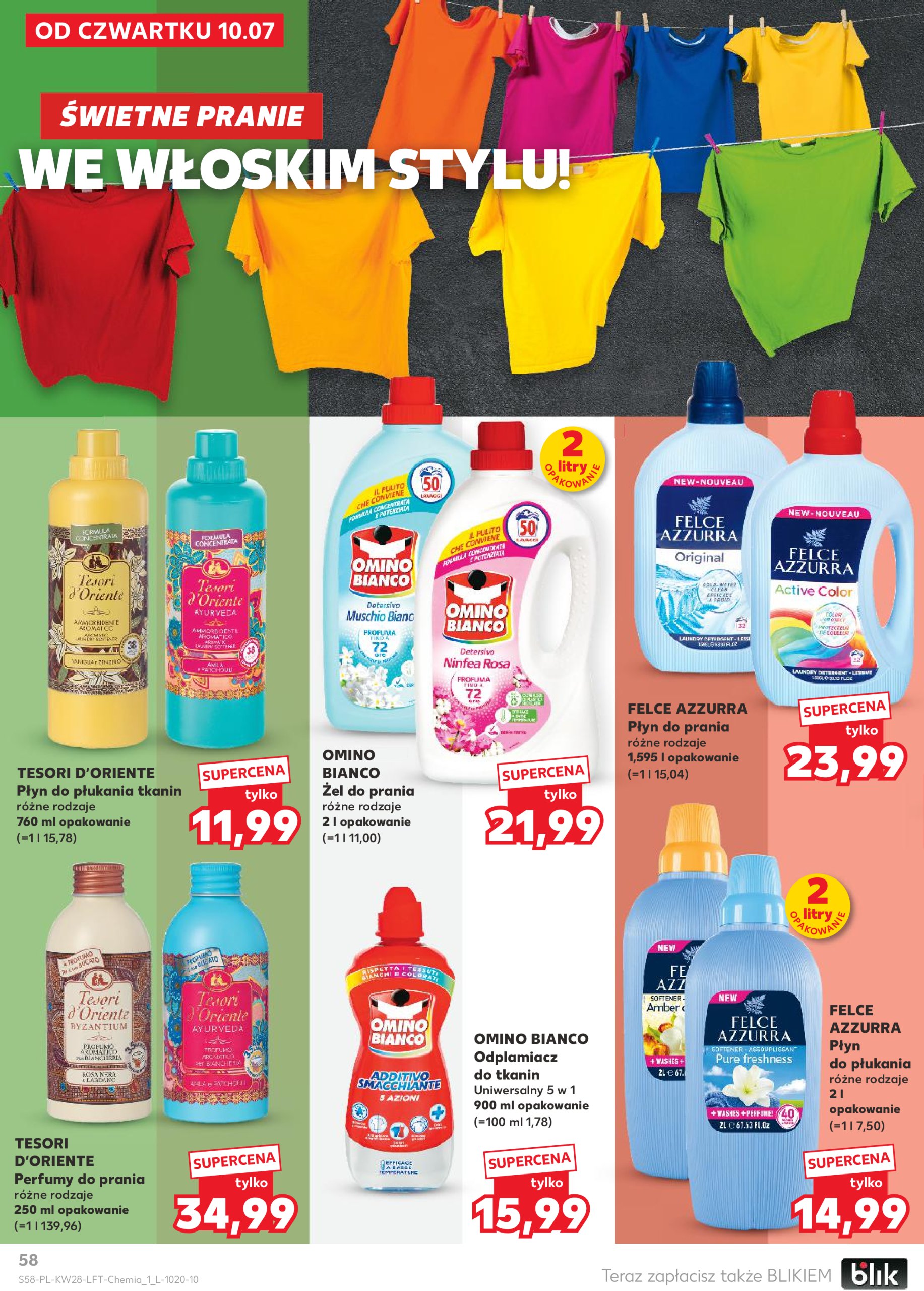 kaufland - Gazetka Kaufland ważna od 10.07. - 16.07. - page: 58 kaufland - Gazetka Kaufland ważna od 10.07. - 16.07. - page: 58