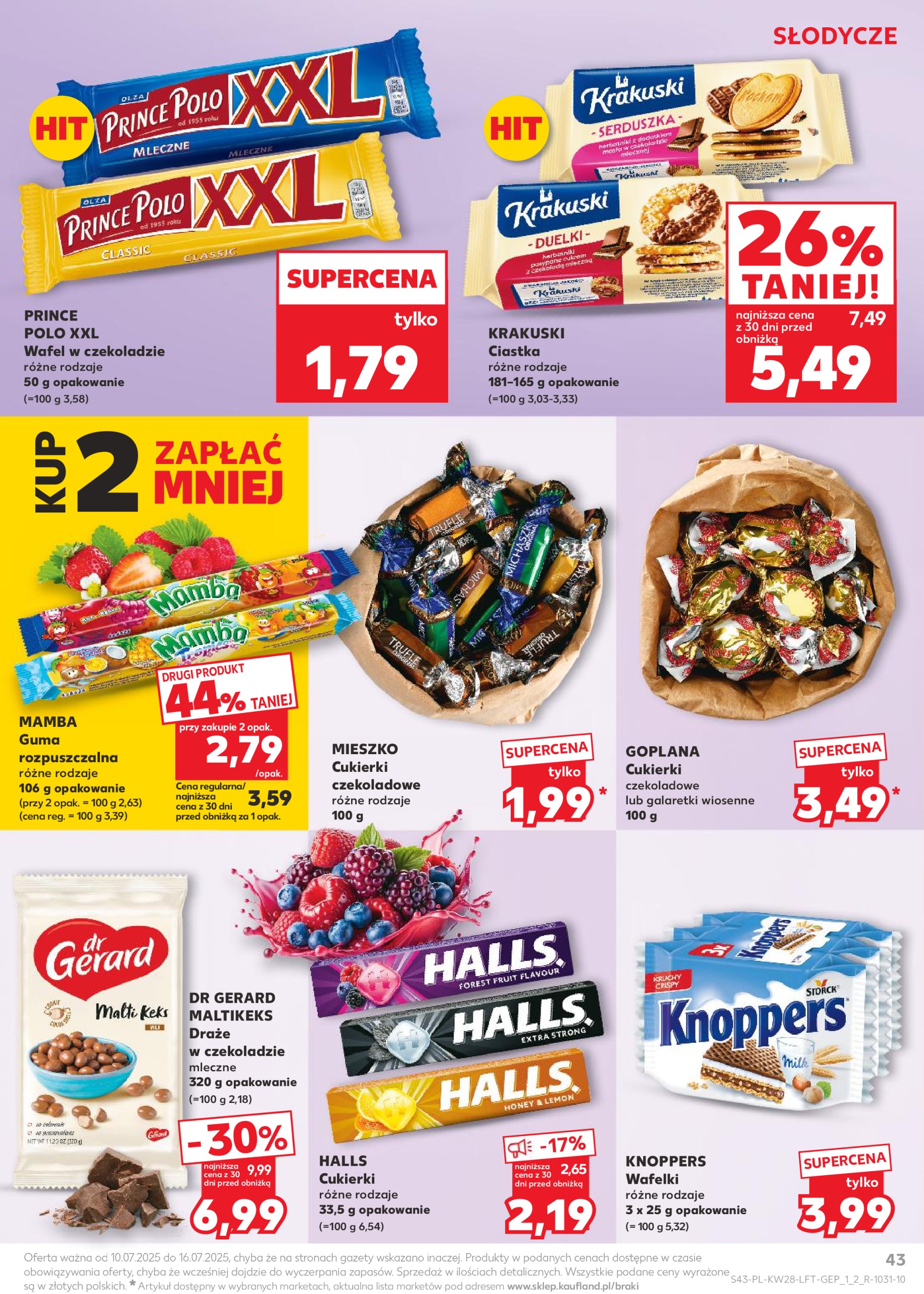 kaufland - Gazetka Kaufland ważna od 10.07. - 16.07. - page: 43 kaufland - Gazetka Kaufland ważna od 10.07. - 16.07. - page: 43