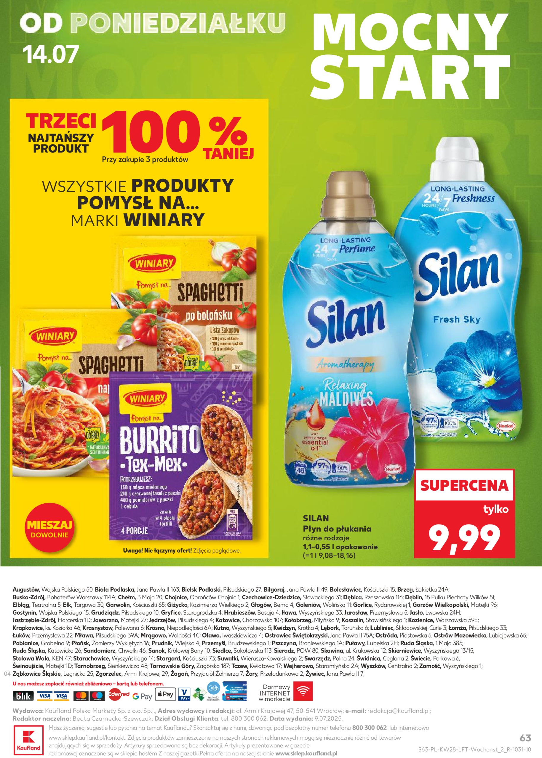 kaufland - Gazetka Kaufland ważna od 10.07. - 16.07. - page: 63 kaufland - Gazetka Kaufland ważna od 10.07. - 16.07. - page: 63