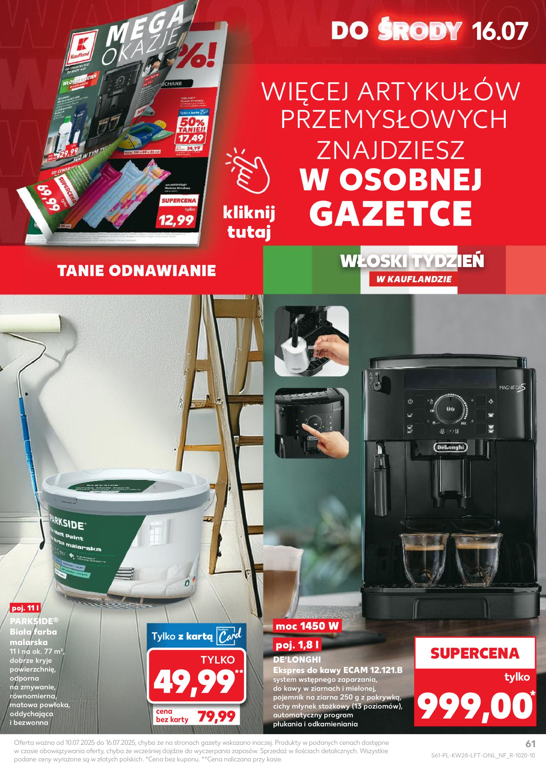 kaufland - Gazetka Kaufland ważna od 10.07. - 16.07. - page: 61 kaufland - Gazetka Kaufland ważna od 10.07. - 16.07. - page: 61