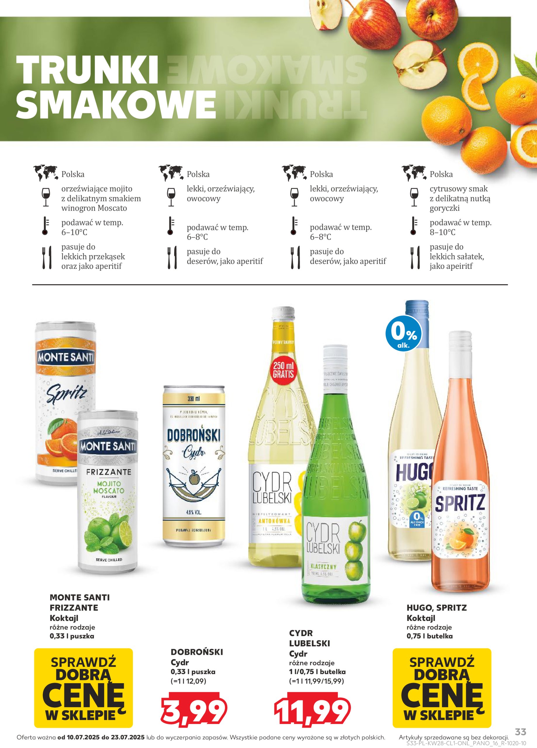 kaufland - Gazetka Kaufland - Barek ważna od 10.07. - 23.07. - page: 33