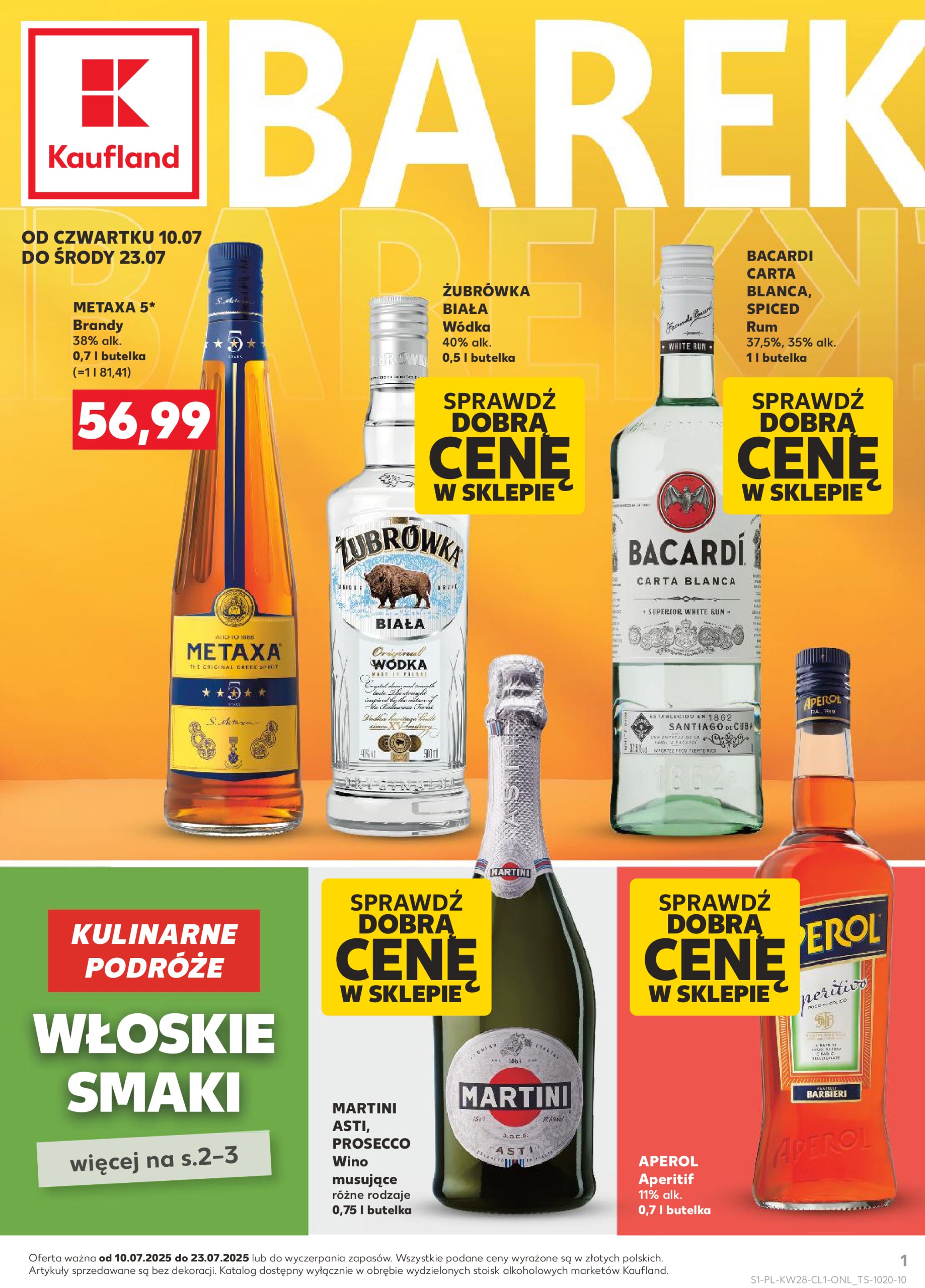 kaufland - Gazetka Kaufland - Barek ważna od 10.07. - 23.07.