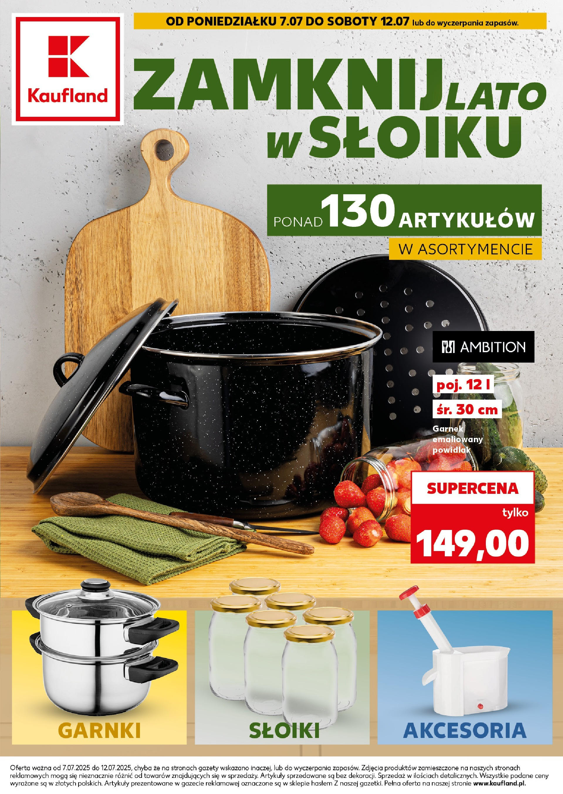 kaufland - Gazetka Kaufland - Przetwory ważne ważna od 07.07. - 12.07.