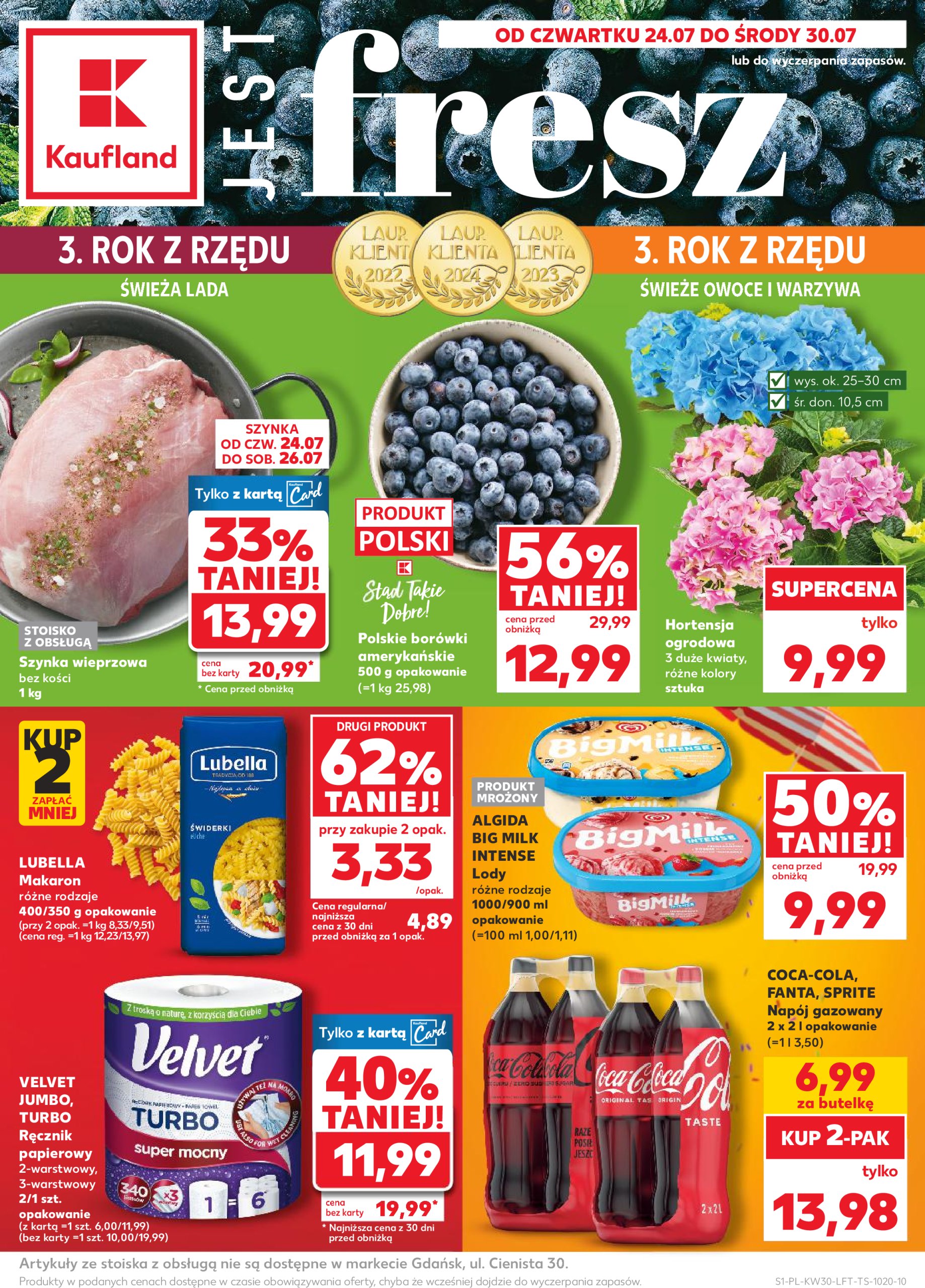 kaufland - Gazetka Kaufland ważna od 24.07. - 30.07.