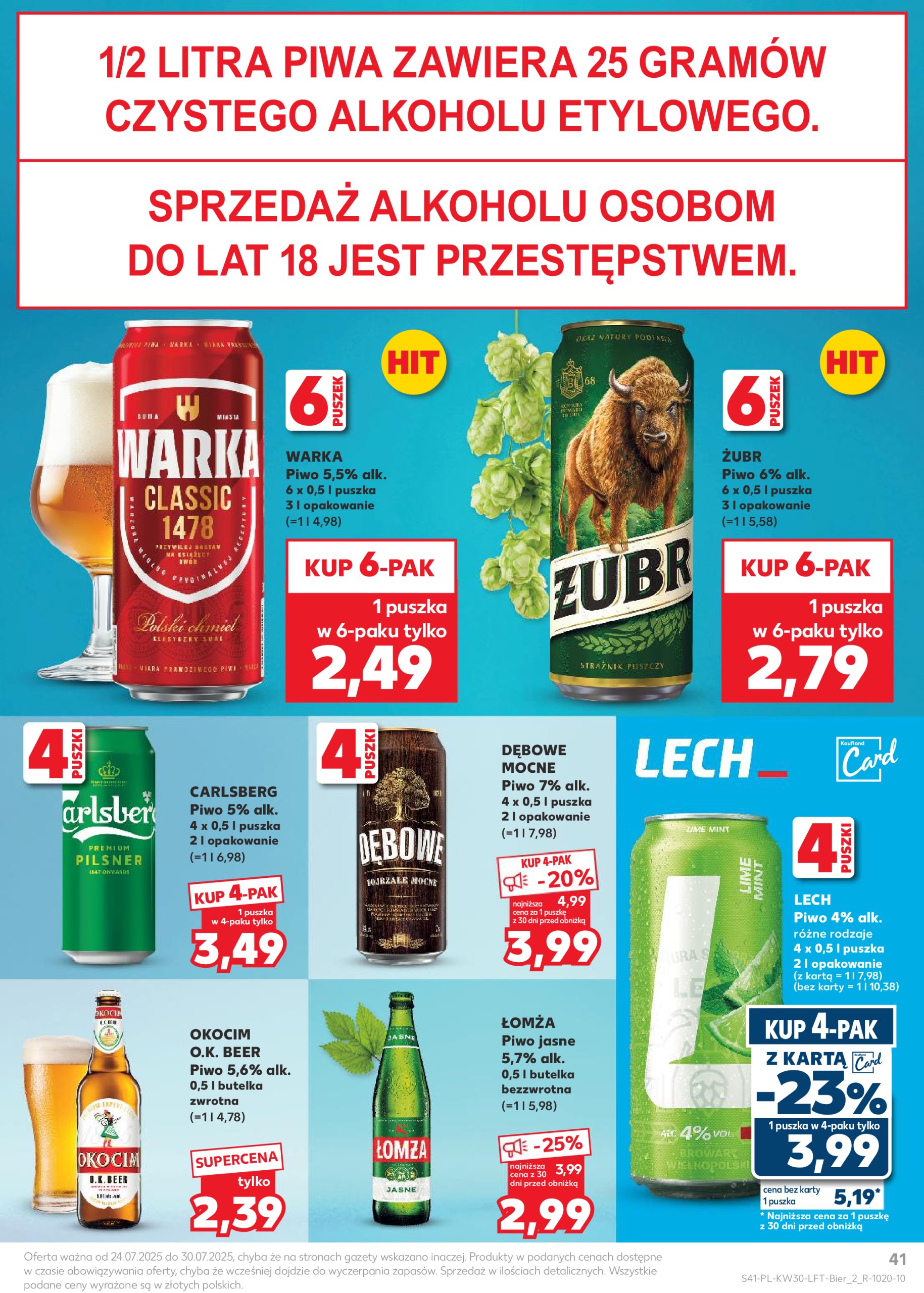 kaufland - Gazetka Kaufland ważna od 24.07. - 30.07. - page: 41