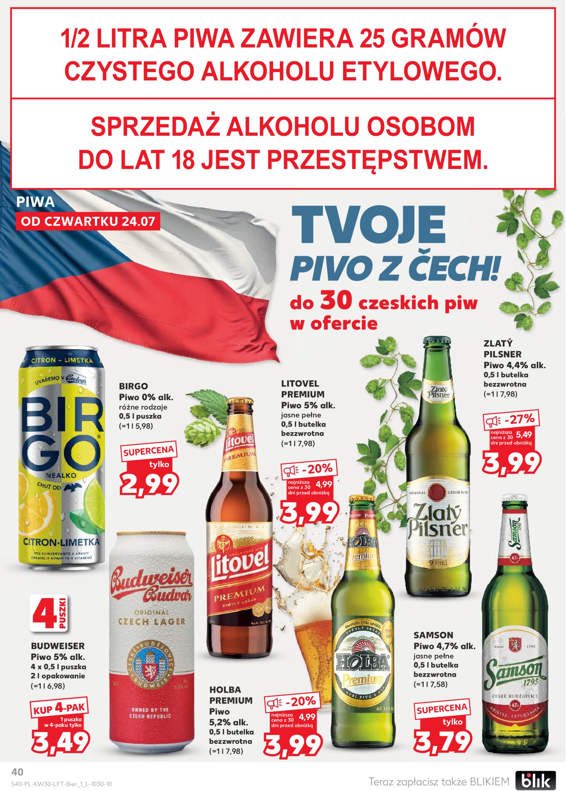 kaufland - Gazetka Kaufland ważna od 24.07. - 30.07. - page: 40
