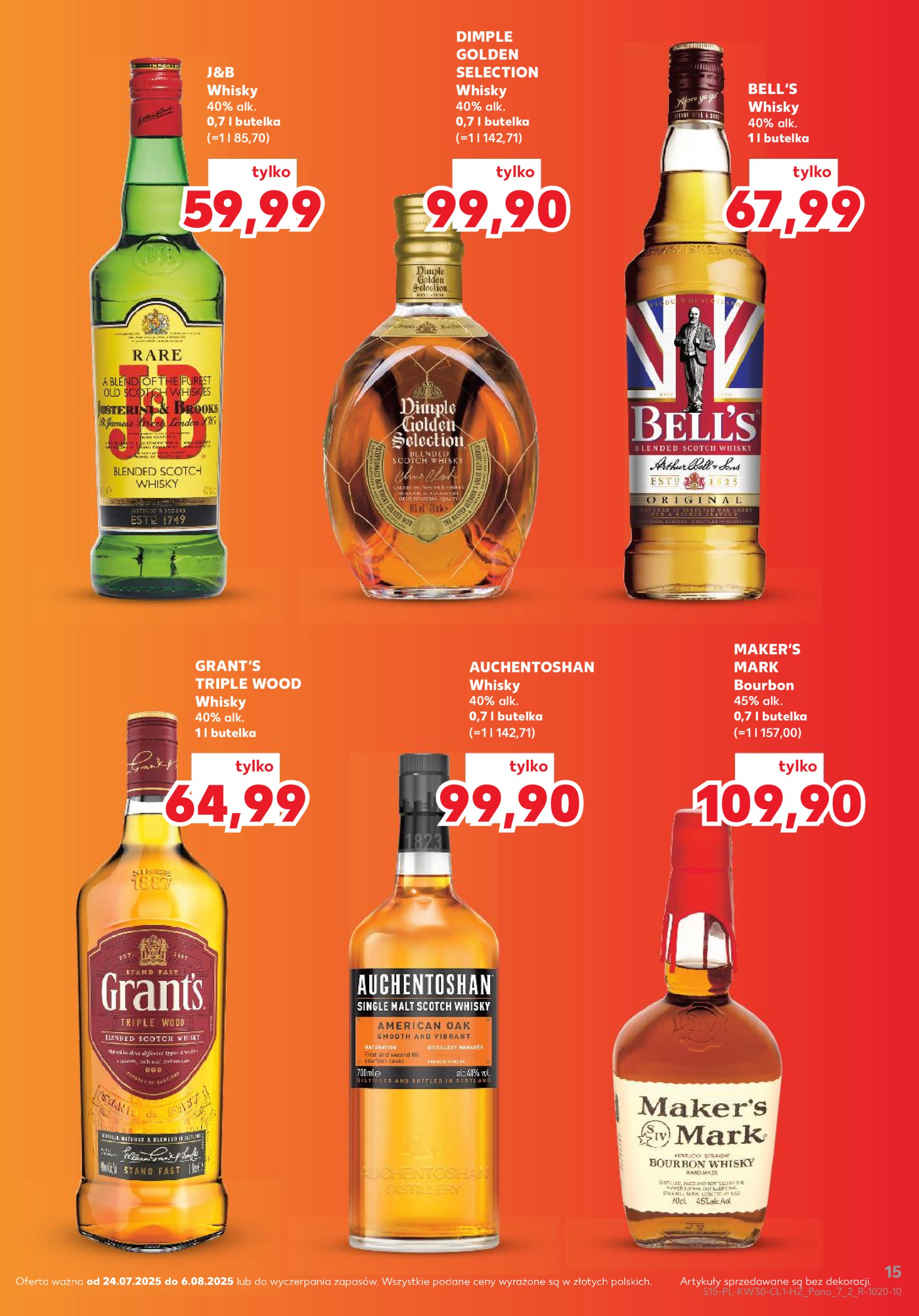 kaufland - Gazetka Kaufland - Barek ważna od 24.07. - 06.08. - page: 15