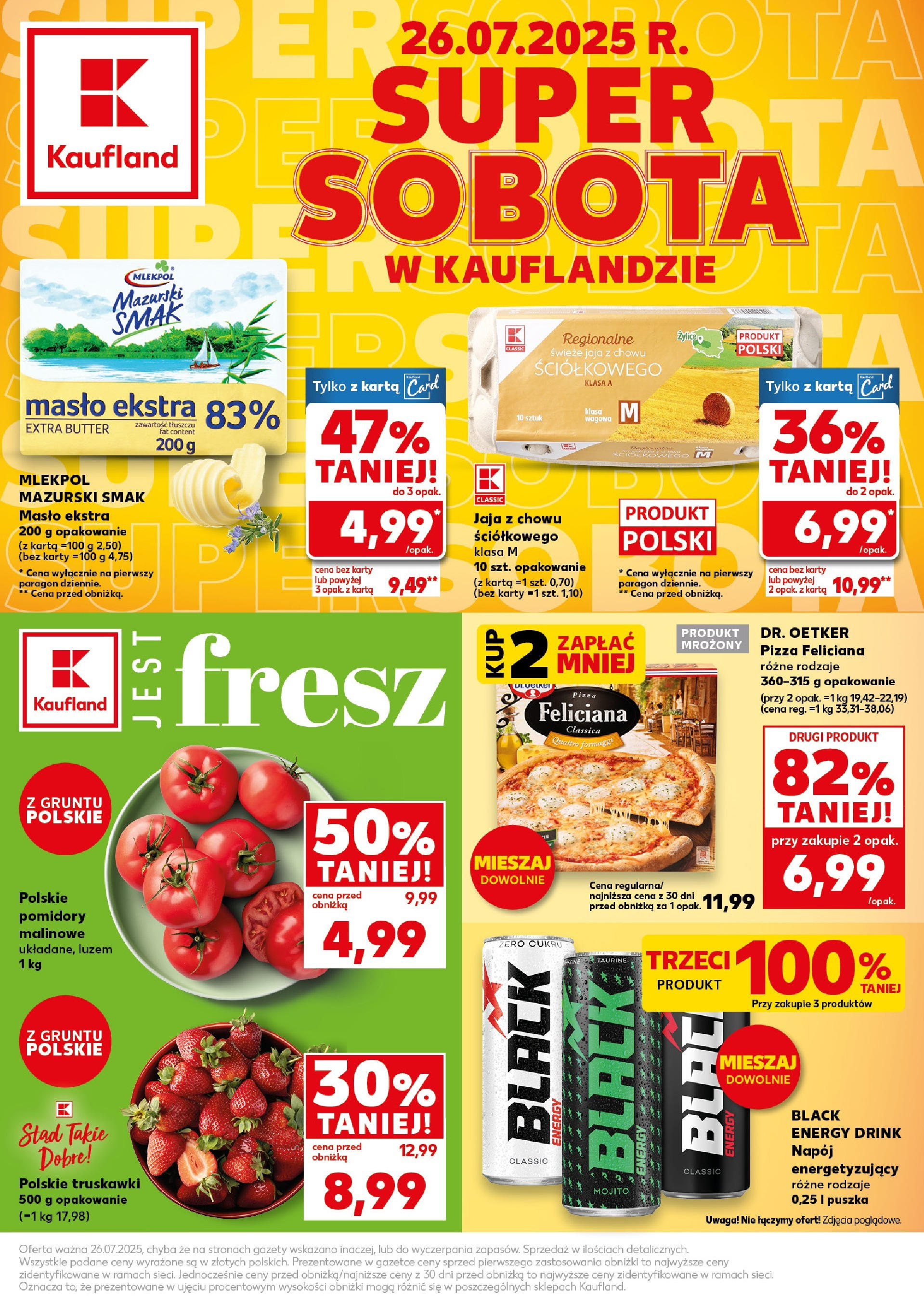 kaufland - Gazetka Kaufland - Super Sobota ważna od 26.07. - 26.07.