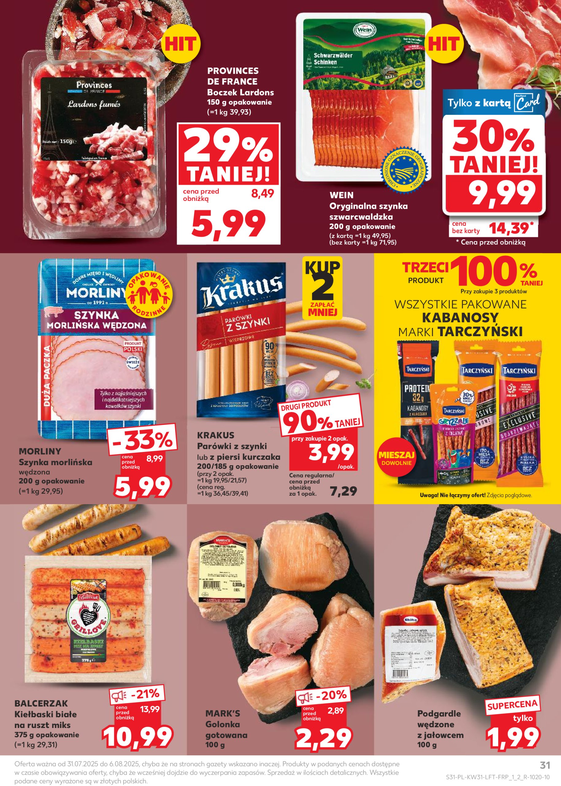 kaufland - Gazetka Kaufland ważna od 31.07. - 06.08. - page: 31 kaufland - Gazetka Kaufland ważna od 31.07. - 06.08. - page: 31