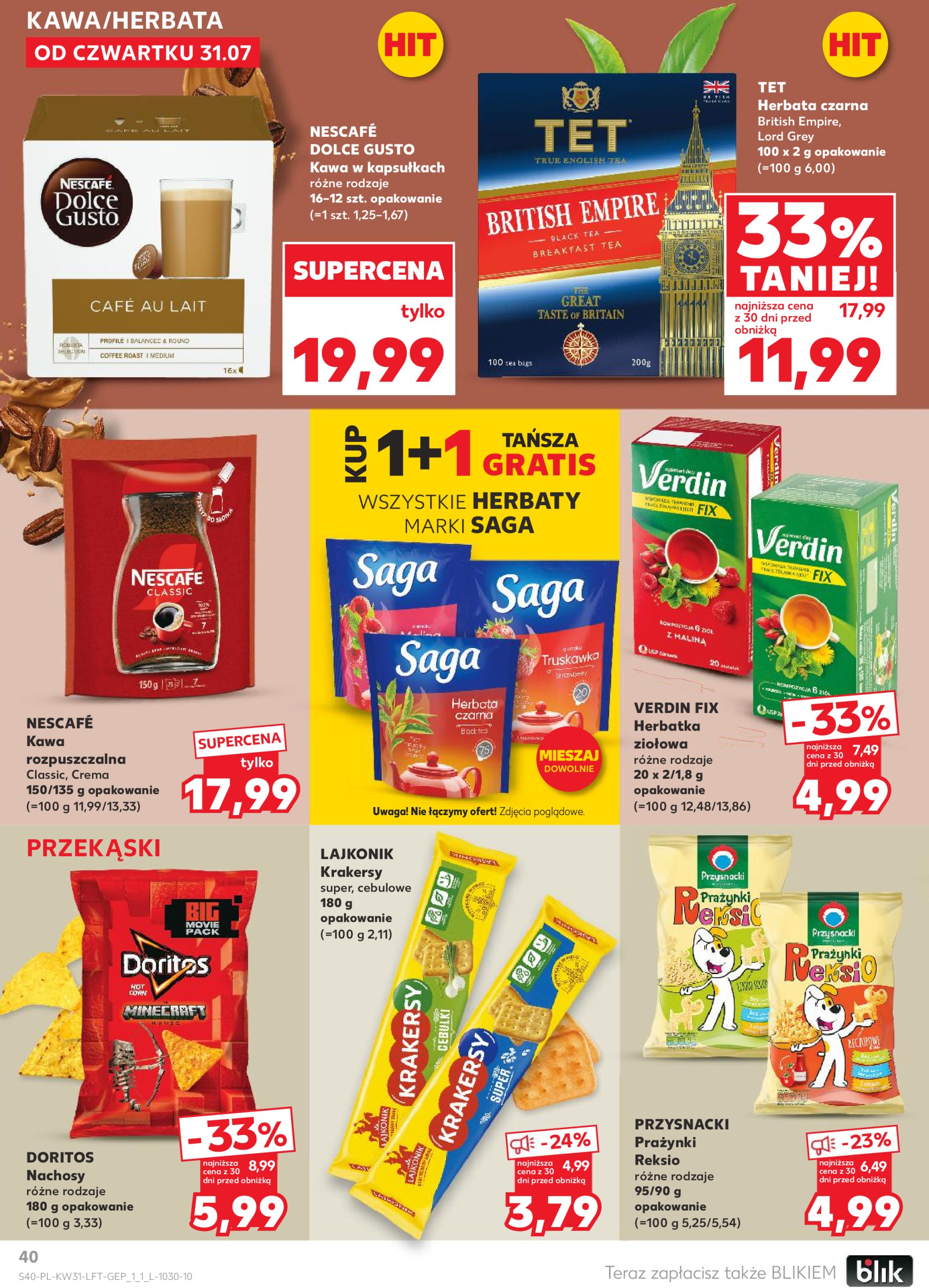 kaufland - Gazetka Kaufland ważna od 31.07. - 06.08. - page: 40 kaufland - Gazetka Kaufland ważna od 31.07. - 06.08. - page: 40