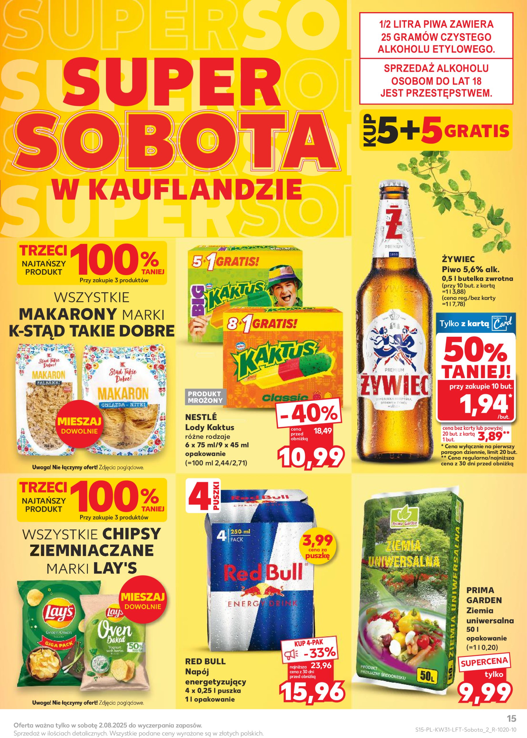 kaufland - Gazetka Kaufland ważna od 31.07. - 06.08. - page: 15 kaufland - Gazetka Kaufland ważna od 31.07. - 06.08. - page: 15