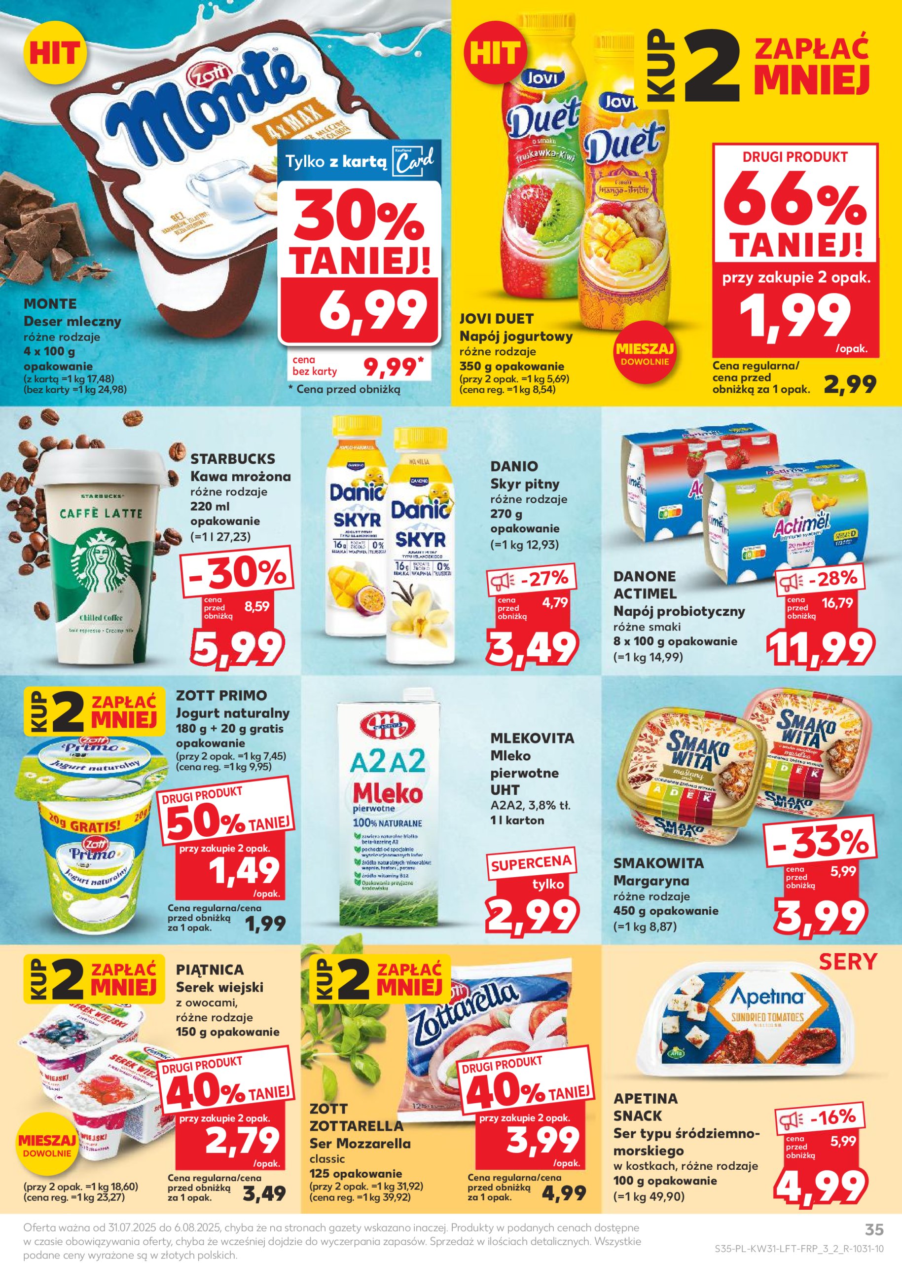 kaufland - Gazetka Kaufland ważna od 31.07. - 06.08. - page: 35 kaufland - Gazetka Kaufland ważna od 31.07. - 06.08. - page: 35